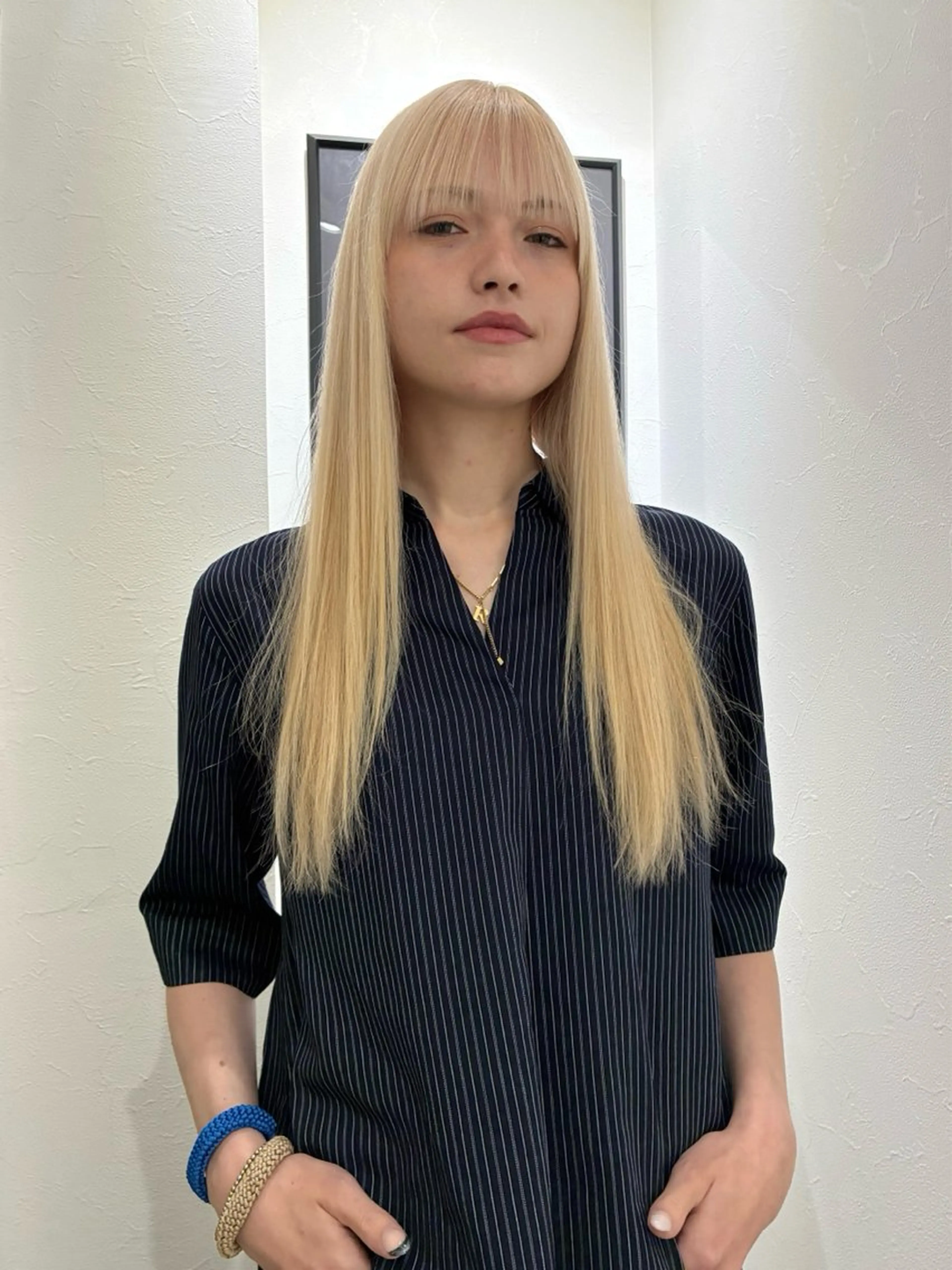 ロング カット ヘアカラー トリートメント KEPKA ヤマグチ 天神 今泉のヘアスタイル