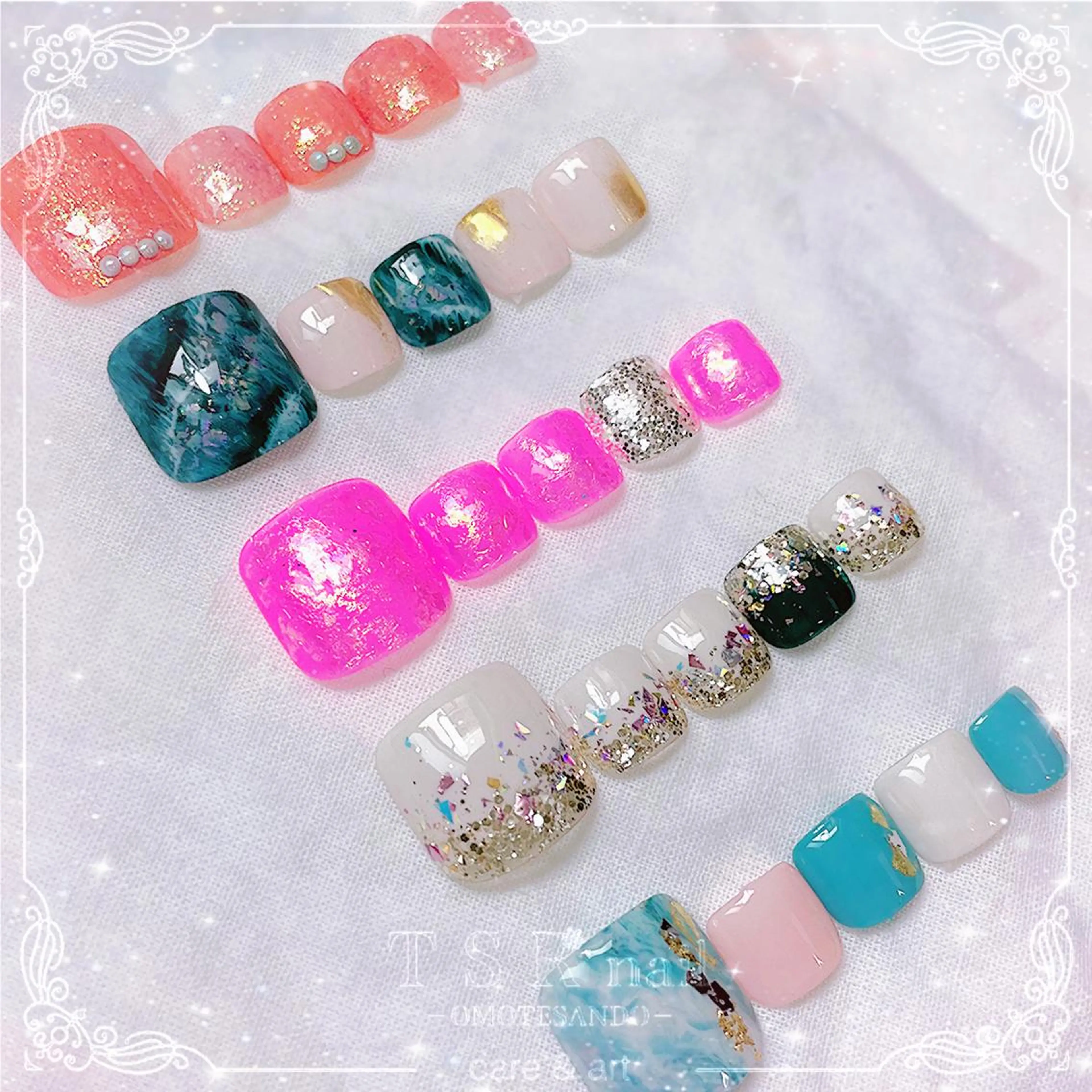 ネイル 爪咲 りり花のネイルデザイン