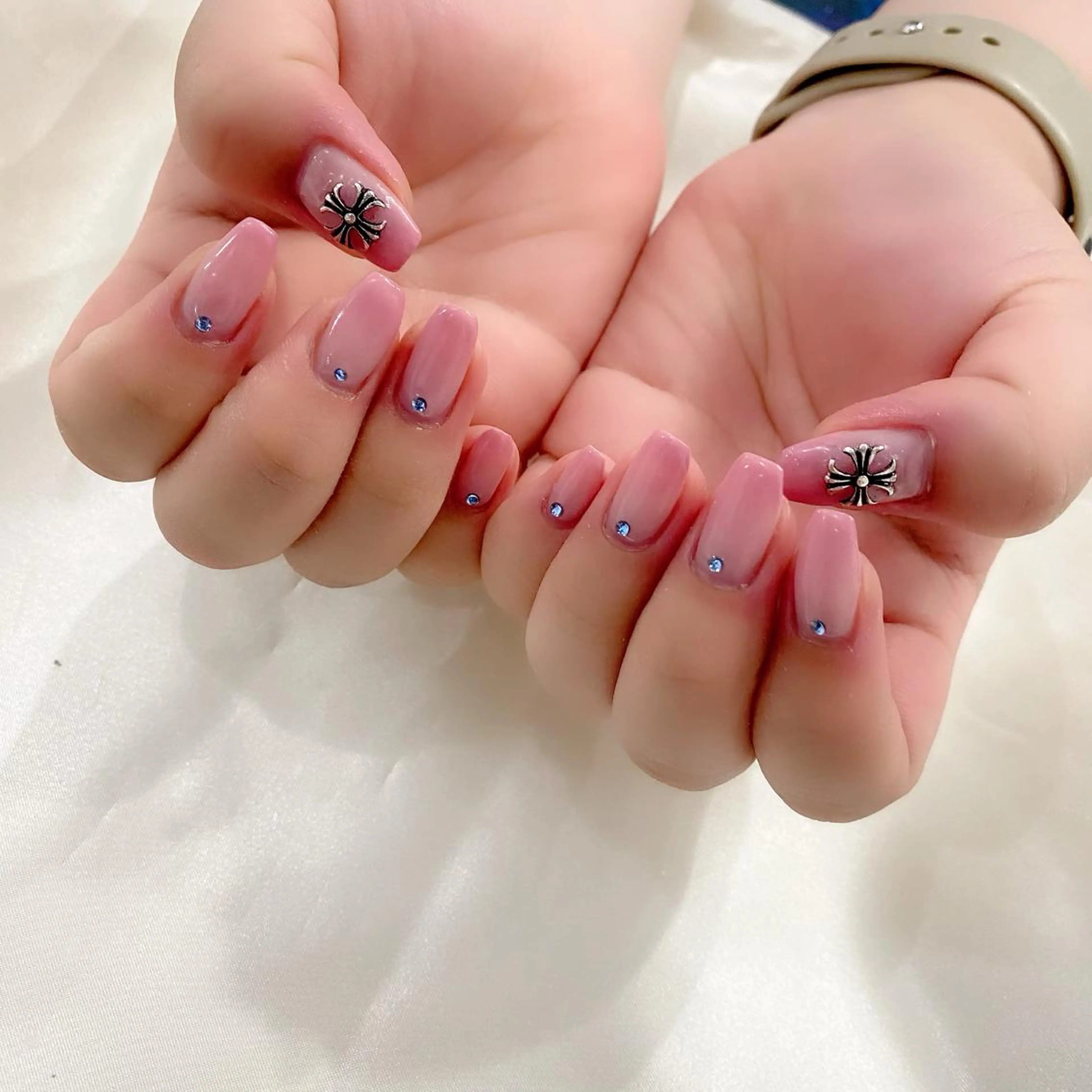 ネイル グラデーション 春ネイル スクエアネイル Salon Ｋのネイルデザイン