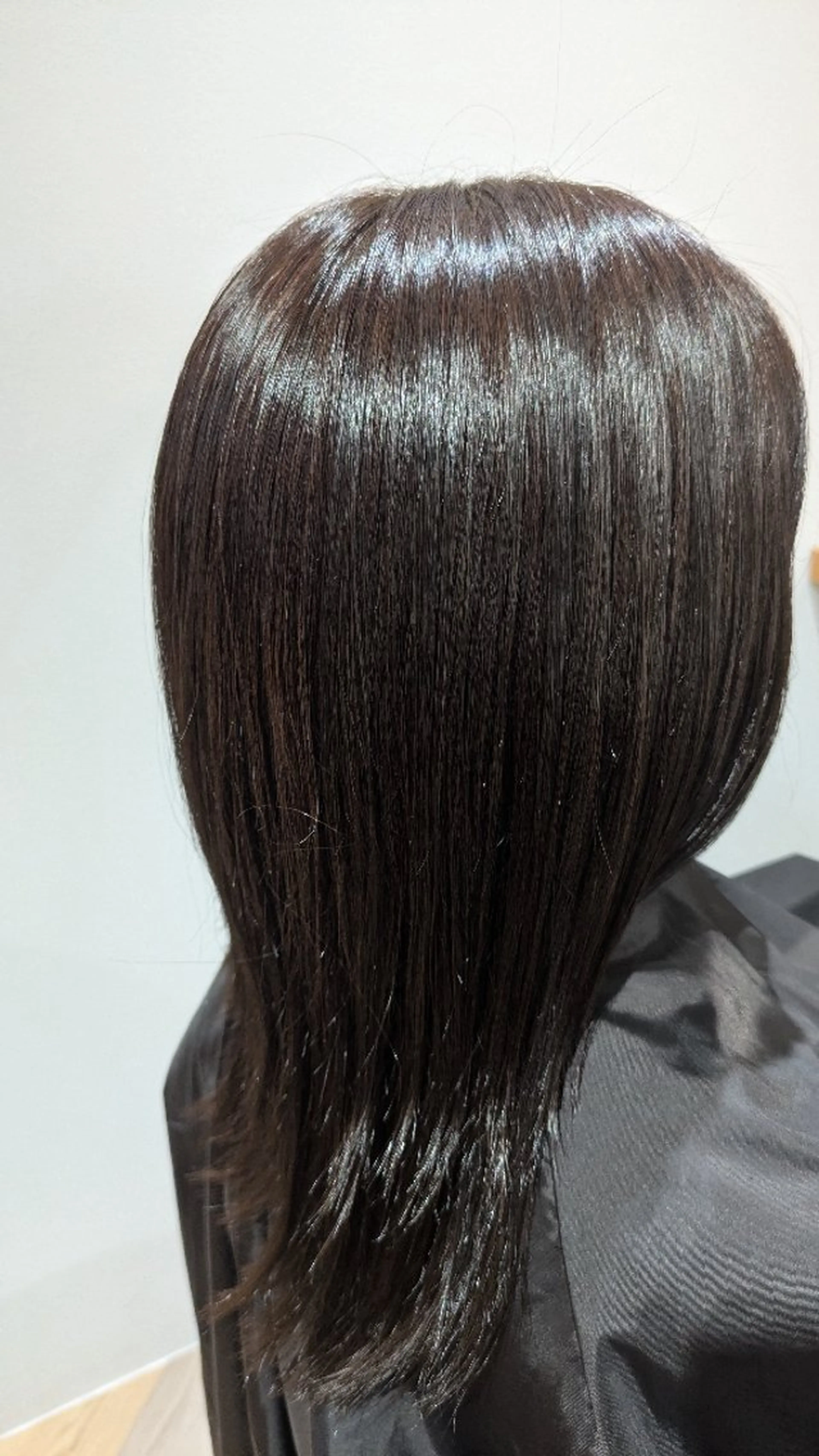 ミディアム ヘアカラー トリートメント 辻花 さおりのヘアスタイル