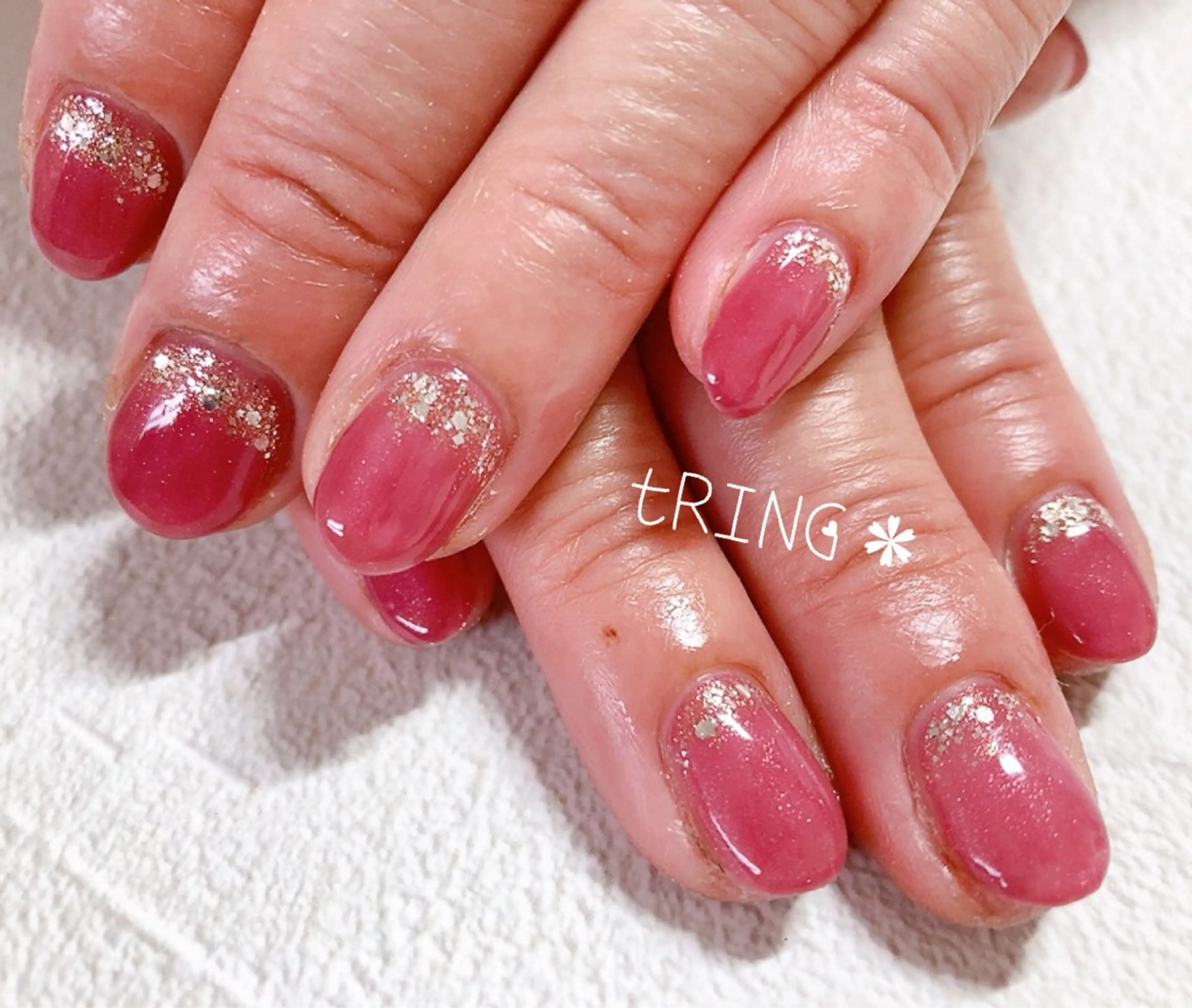 ネイル ハンドネイル tRING＊ しいの木台のネイルデザイン