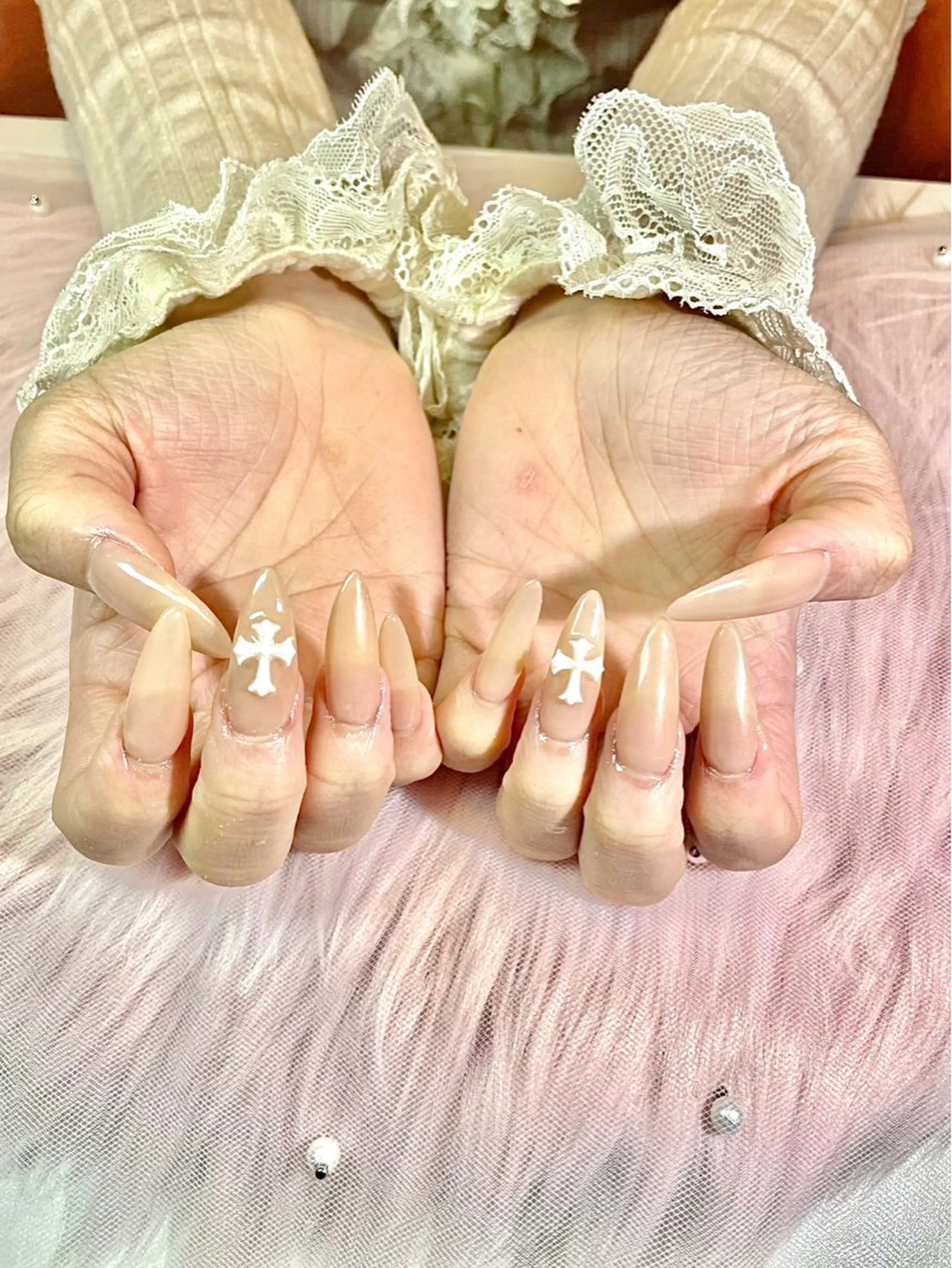 長さだし10本ワンカラー＋２つパーツ付きの写真