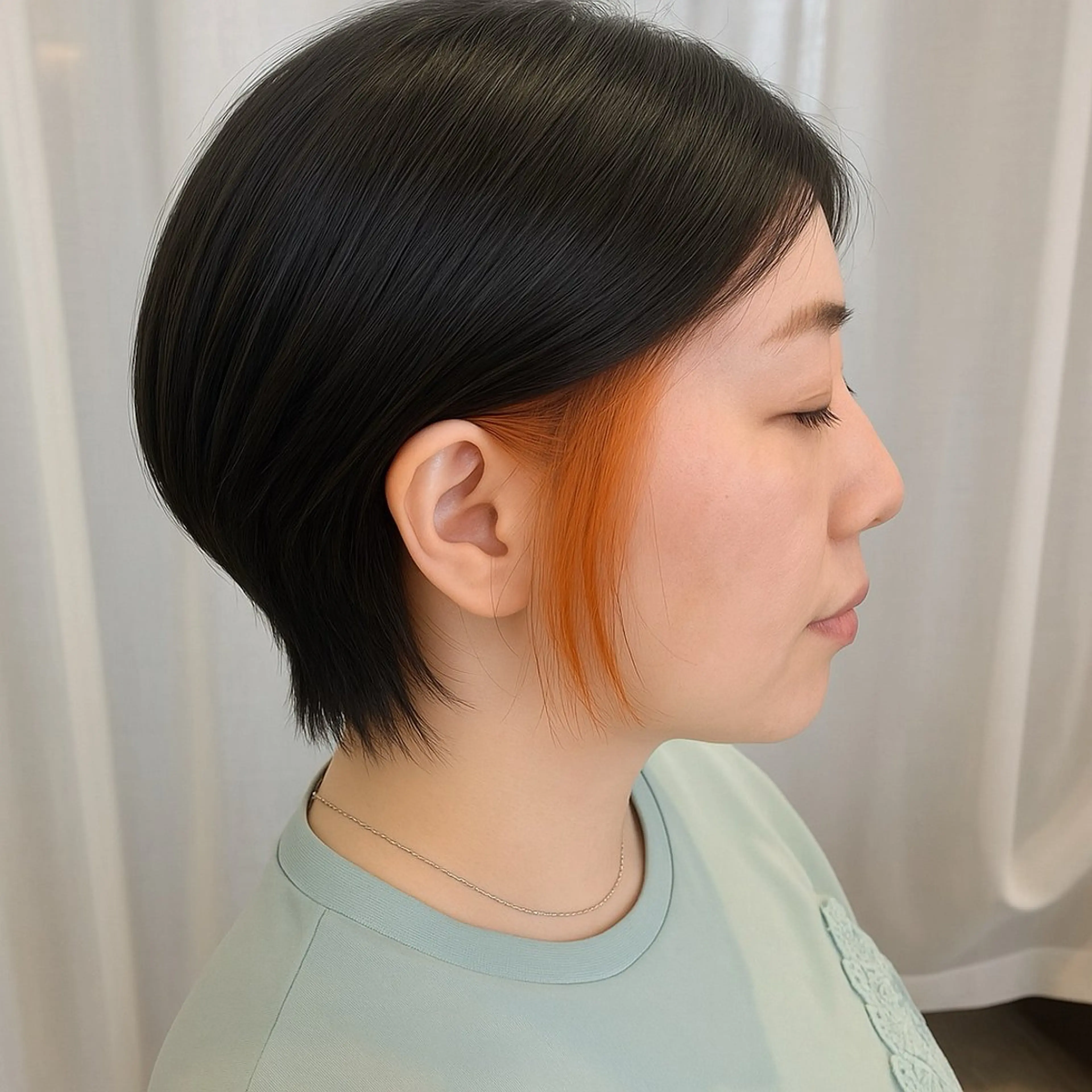 【ブリーチ込み】透明感インナーカラー×似合わせカット+クイックトリートメントの写真