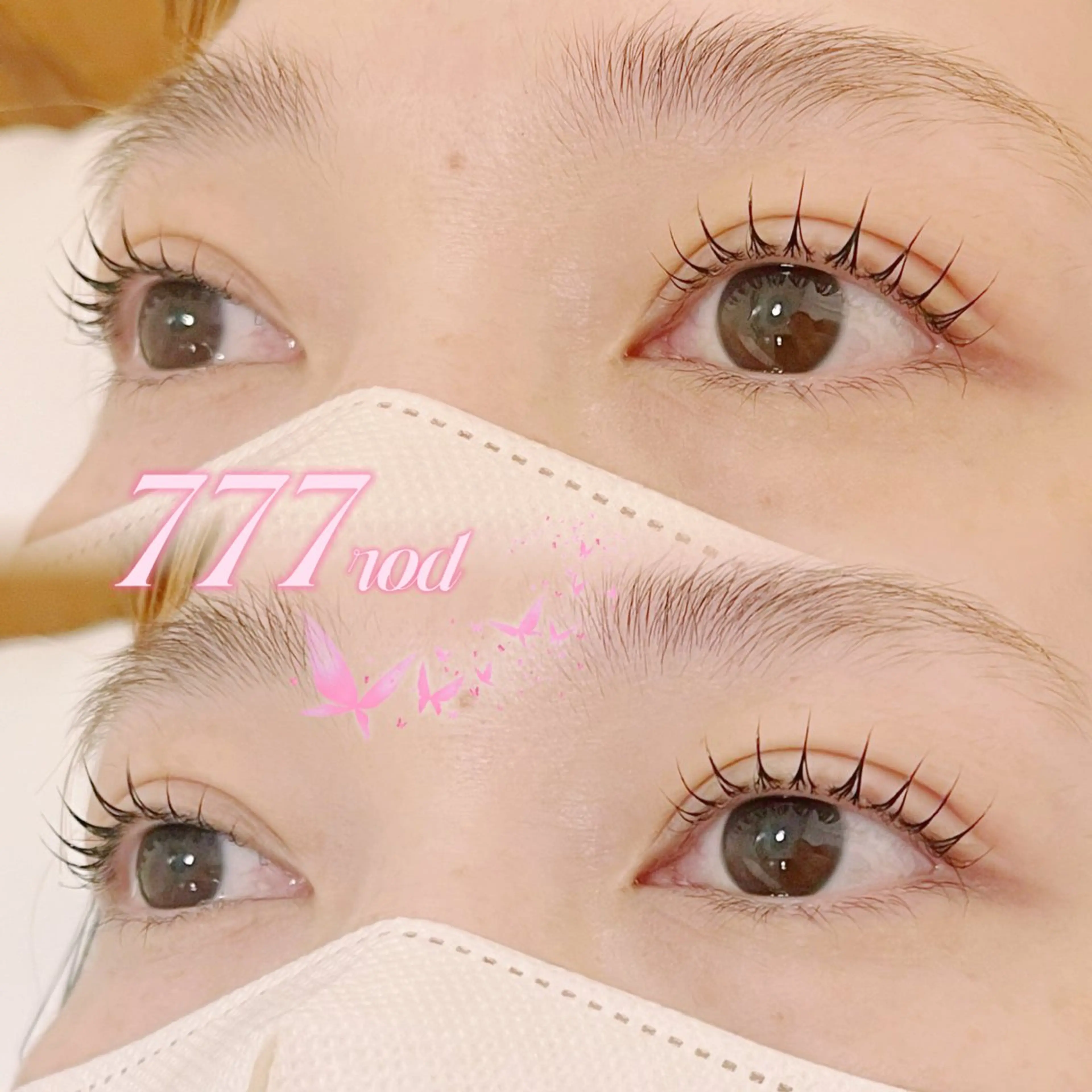 マツエク・マツパ マツパ ♡ re-born sakura ♡のマツエク・マツパデザイン