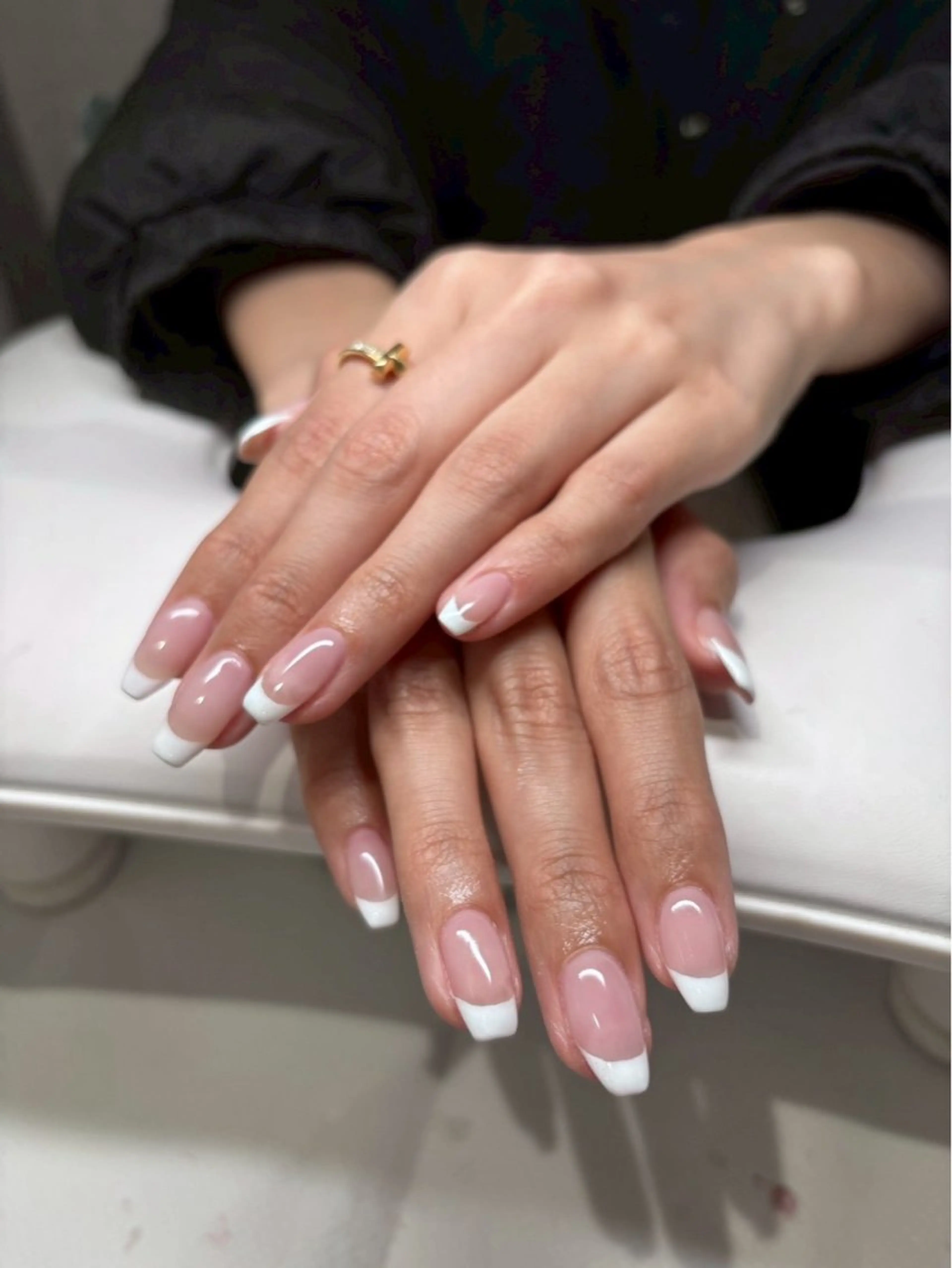 ‹オフなし›フレンチ/オーロラミラー💅🩷の写真