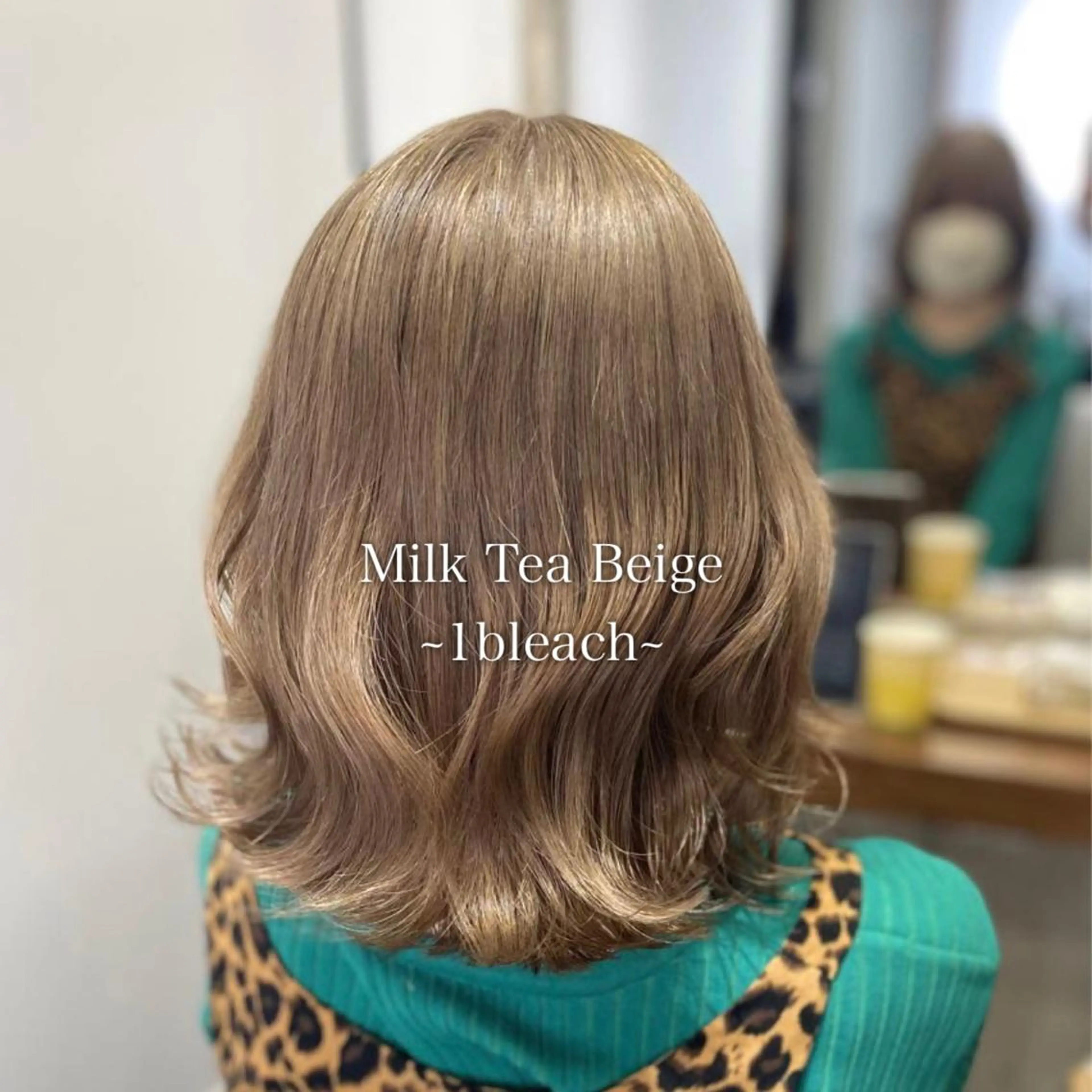 ミディアム カラー THESALONS所属・🤍ブリーチカラー /寄田龍樹🤍のヘアスタイル