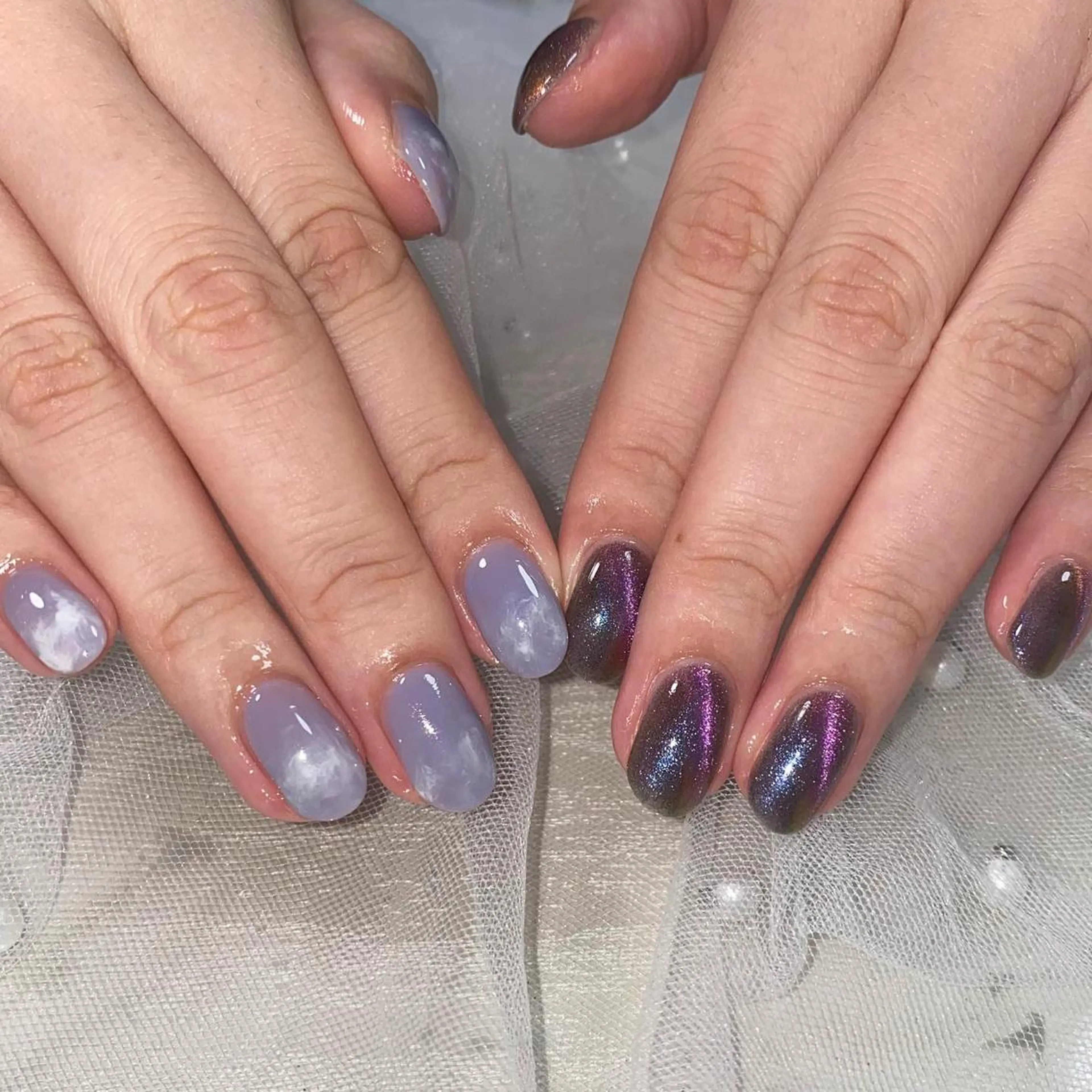 ネイル マグネットネイル I P'ink nail salon所属・I pinknail 韓国風·持ち込み専門のネイルデザイン