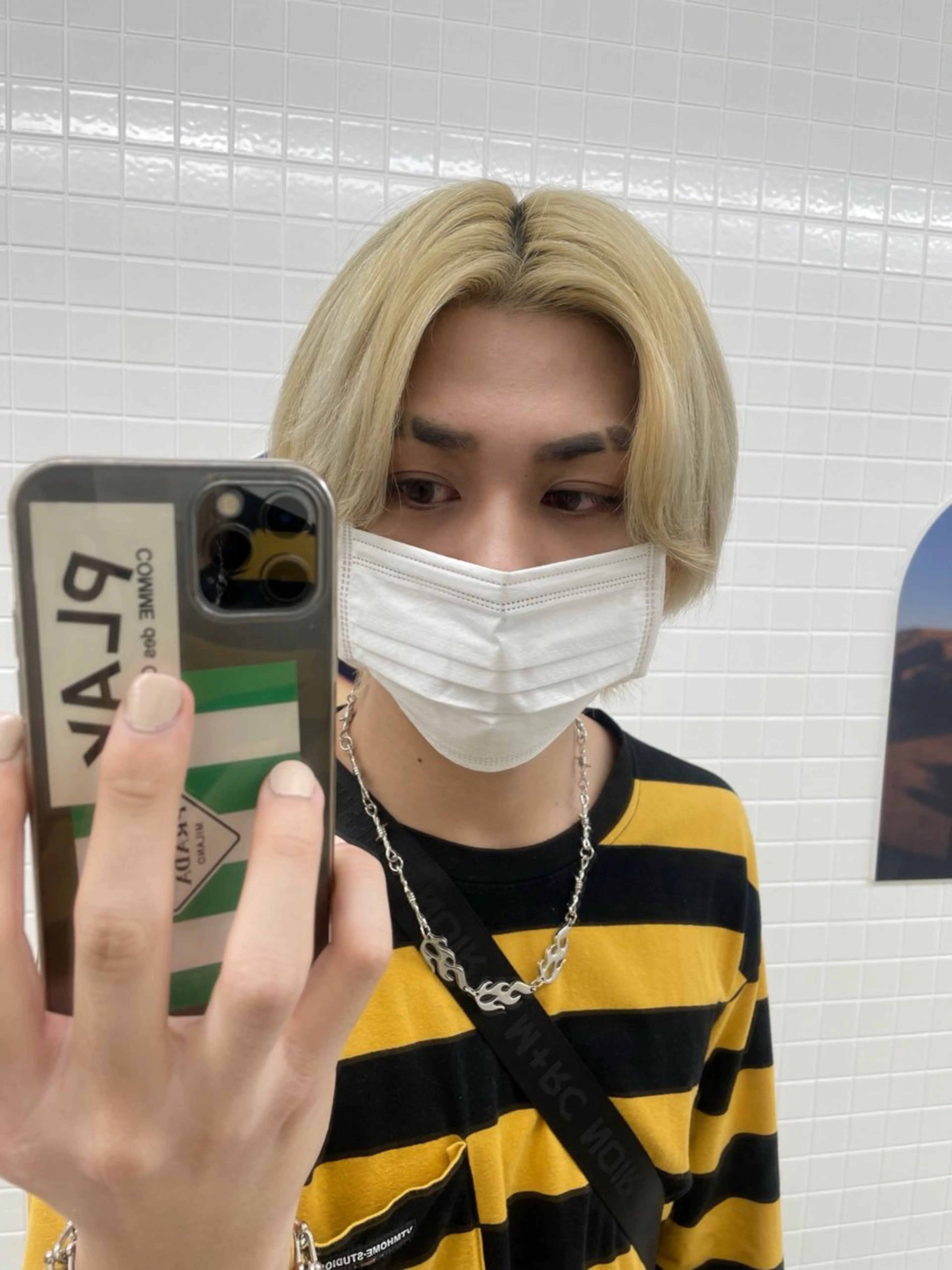 メンズ SALOWIN原宿AROA店所属・縮毛矯正、 押野七大のヘアスタイル