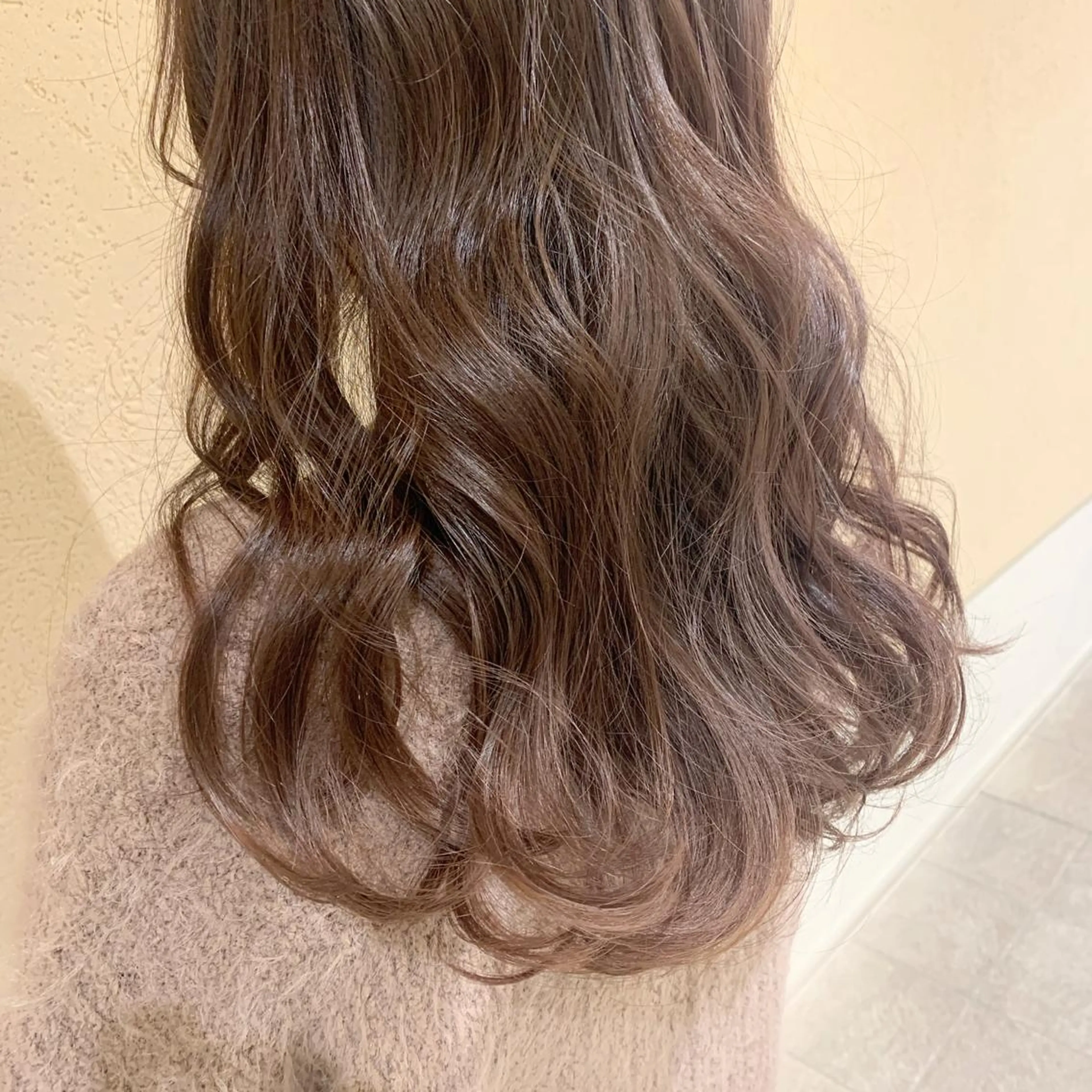 ロング カラー ベージュカラー ピンクカラー ピンクベージュ GO TODAY SHAiRE SALON所属・𝒢𝒾𝓇𝓁𝓎 ⑅　𝓎𝓊𝓀𝒶のヘアスタイル