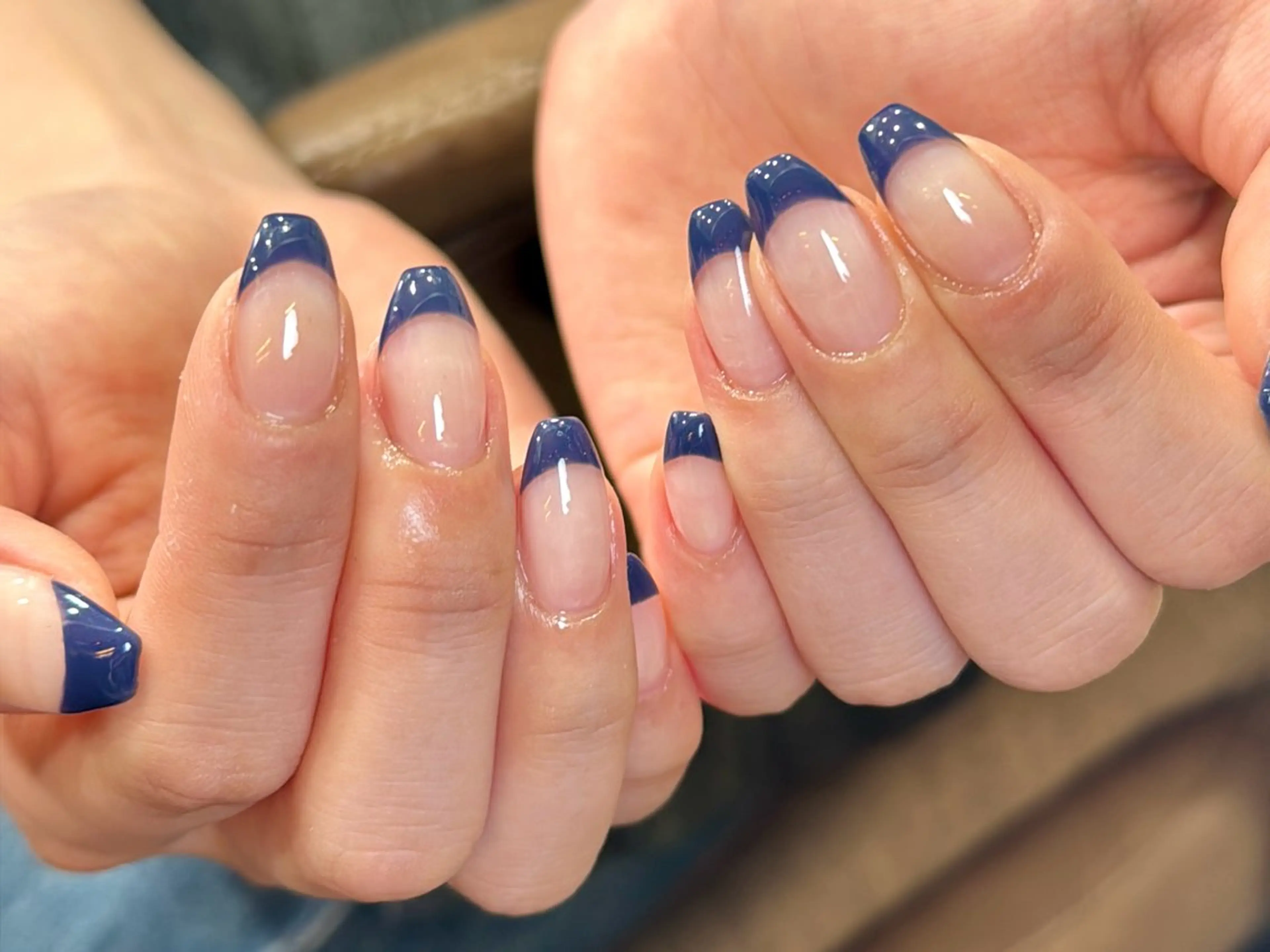 ネイル フレンチネイル ニュアンスネイル オフィスネイル シンプルネイル 春ネイル ハンドネイル NutNut 原宿/北参道【ナットナット】所属・清水 夏澪のネイルデザイン