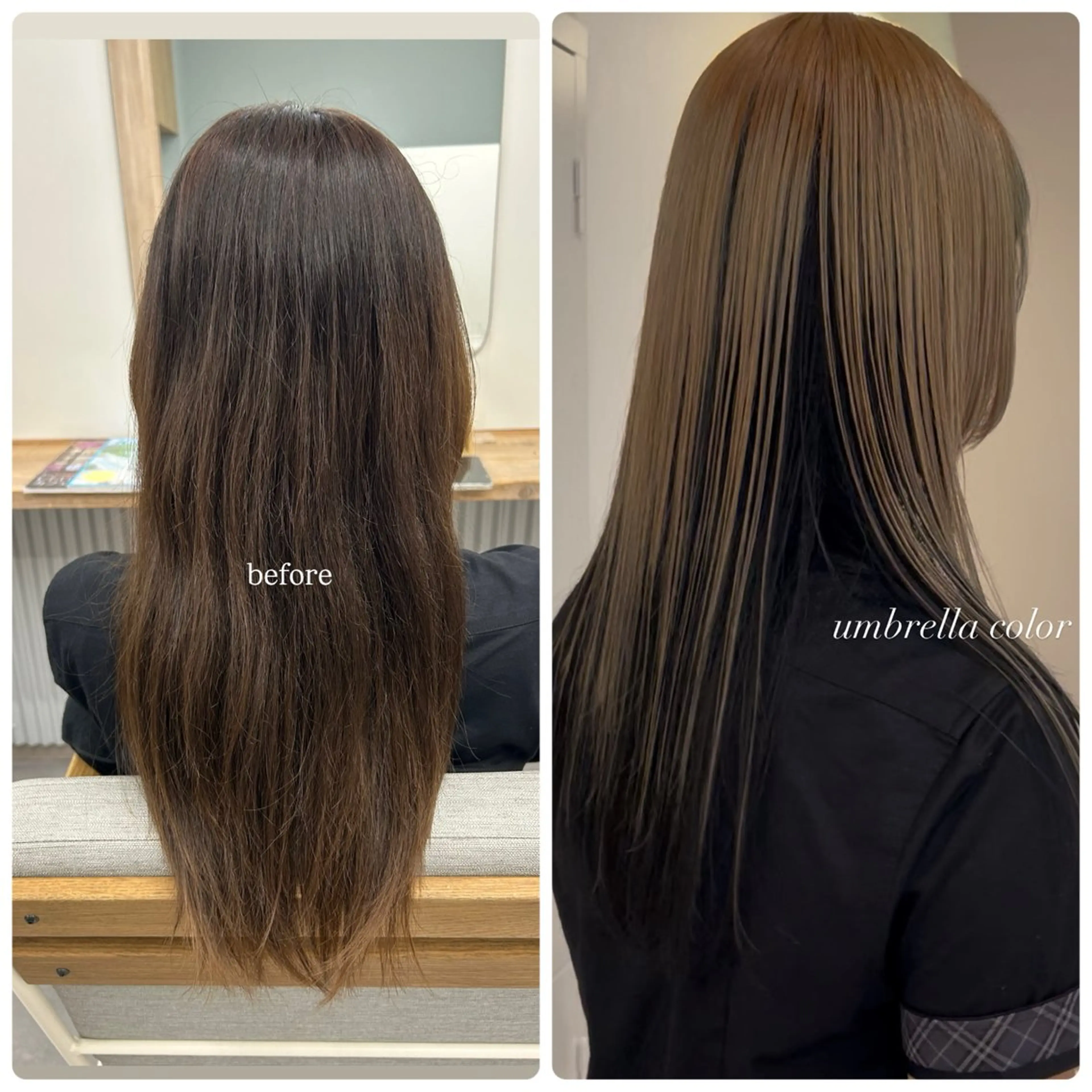 ロング カラー カット ヘアカラー ａｉｋａ🐩 /艶カラー/レイヤーのヘアスタイル