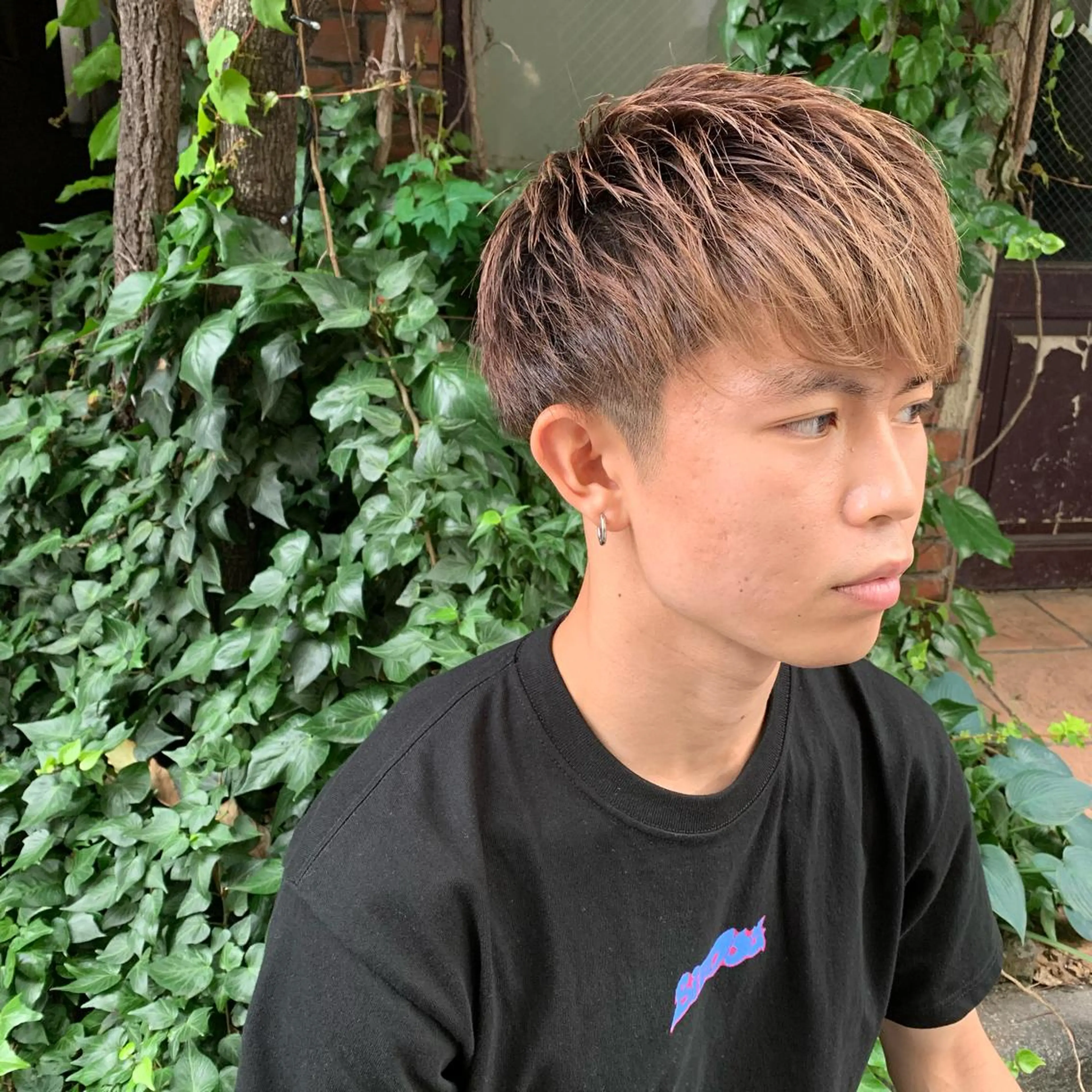 ショート メンズ マッシュ 刈り上げ FLOW所属・Shouei  のヘアスタイル