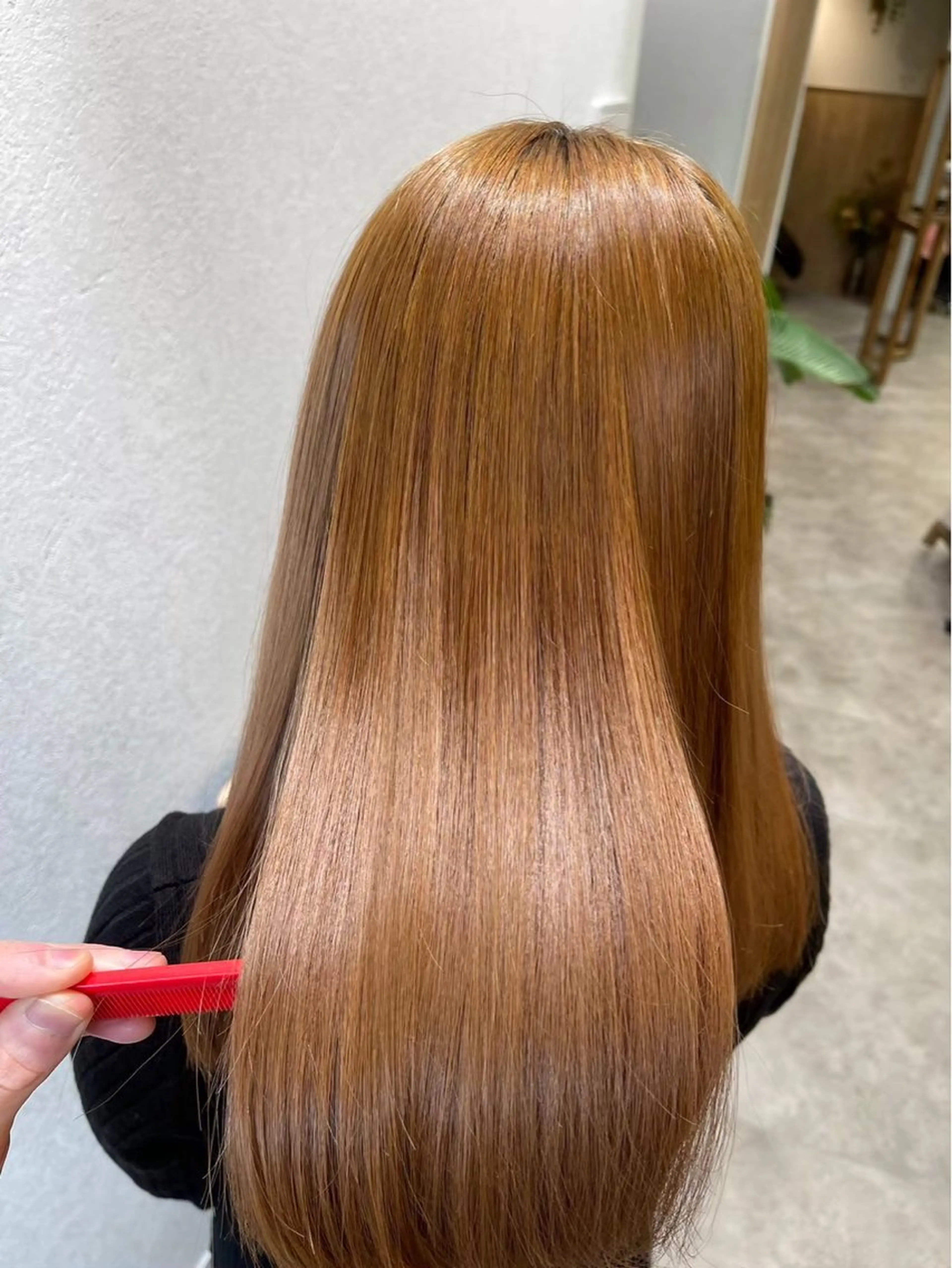 【人気No.2🎀】うる艶ワンカラー🫧➕髪質改善4stepトリートメント💎￥13,750→￥7,700の写真