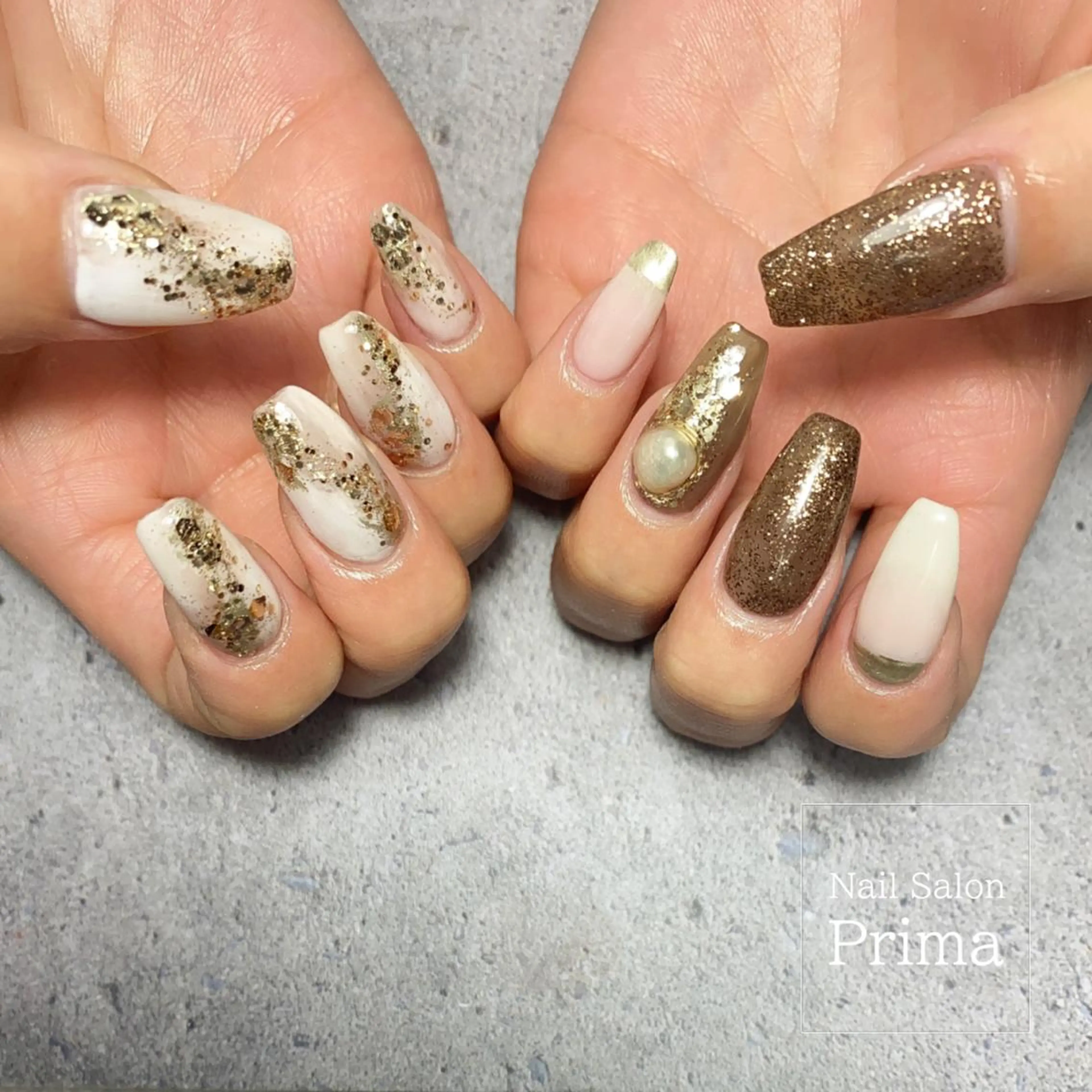 セミロング ネイル SalonPrima Nail & Eyeのマツエク・マツパデザイン