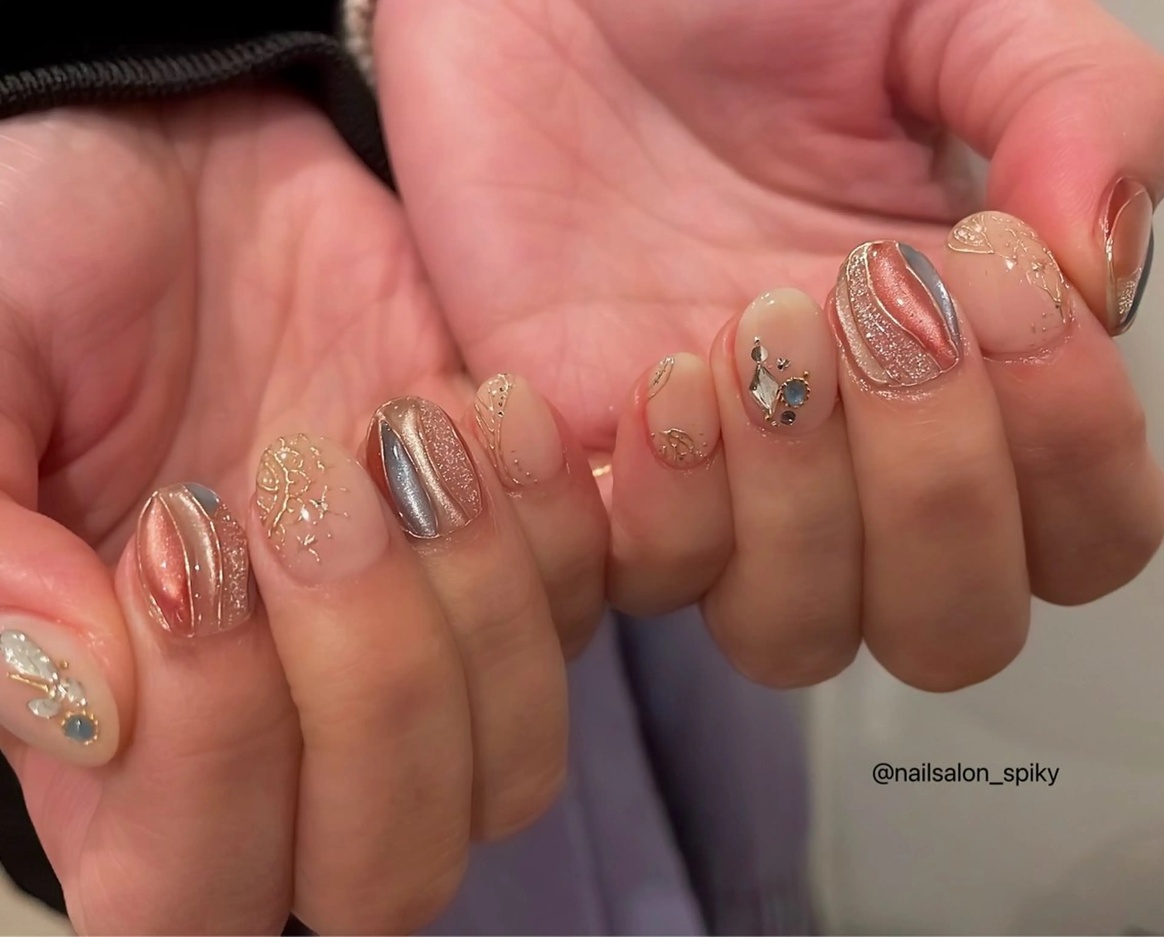 ネイル Spiky とうげ ふうかのネイルデザイン