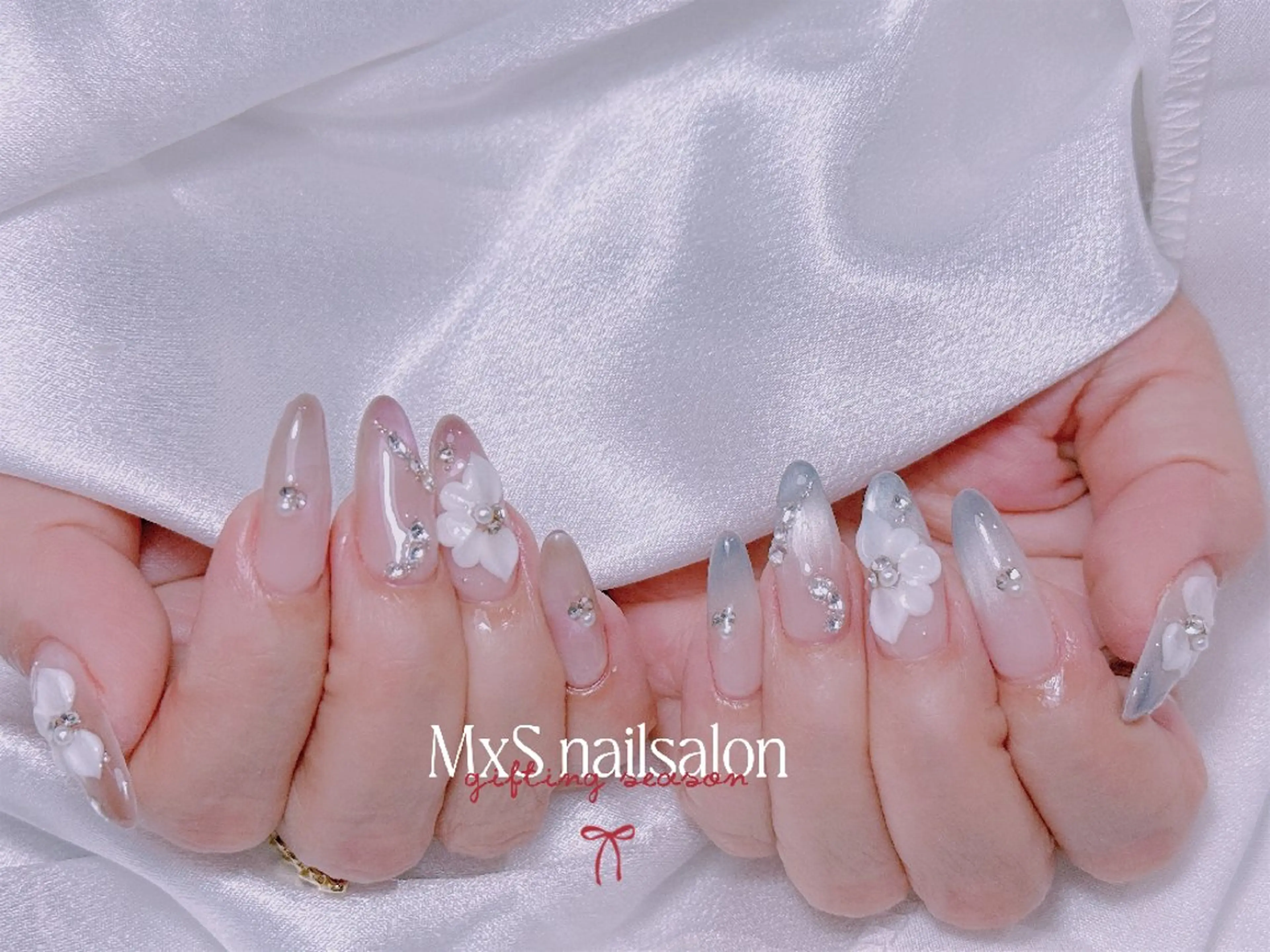 ネイル ハンドネイル ハンドケア MxS Nail(長さだし/フィルイン/マグネット/韓国ネイル/ワンホンネイル/ワンカラー)所属・MxS リィリィのネイルデザイン