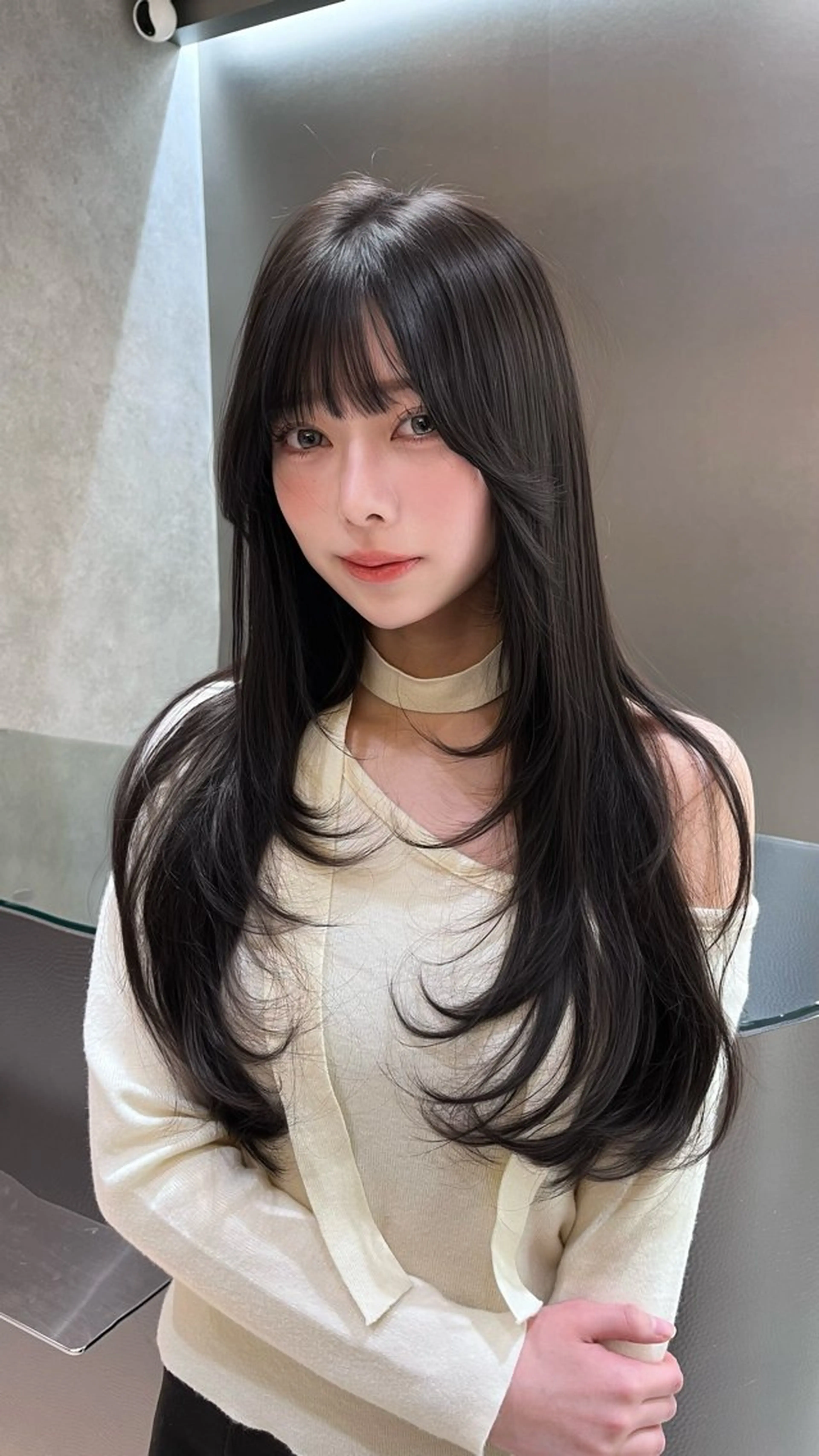 ロング sand 池袋　2nd所属・レイヤーカット/ マナミ🇰🇷🩶のヘアスタイル