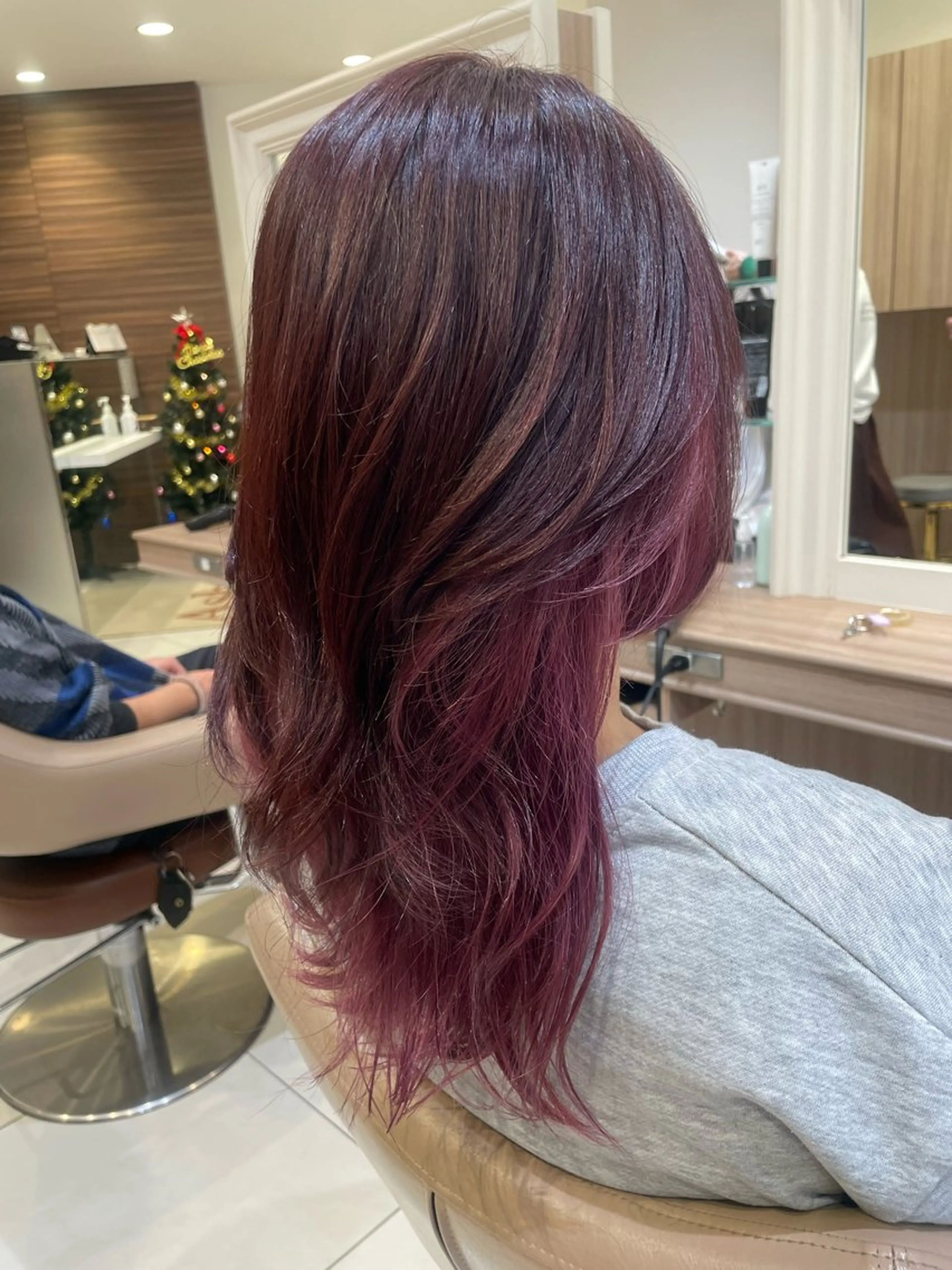 セミロング カラー カット ヘアカラー トリートメント 韓国ヘアメイク🎀/ 縮毛矯正✨山本媛香のヘアスタイル