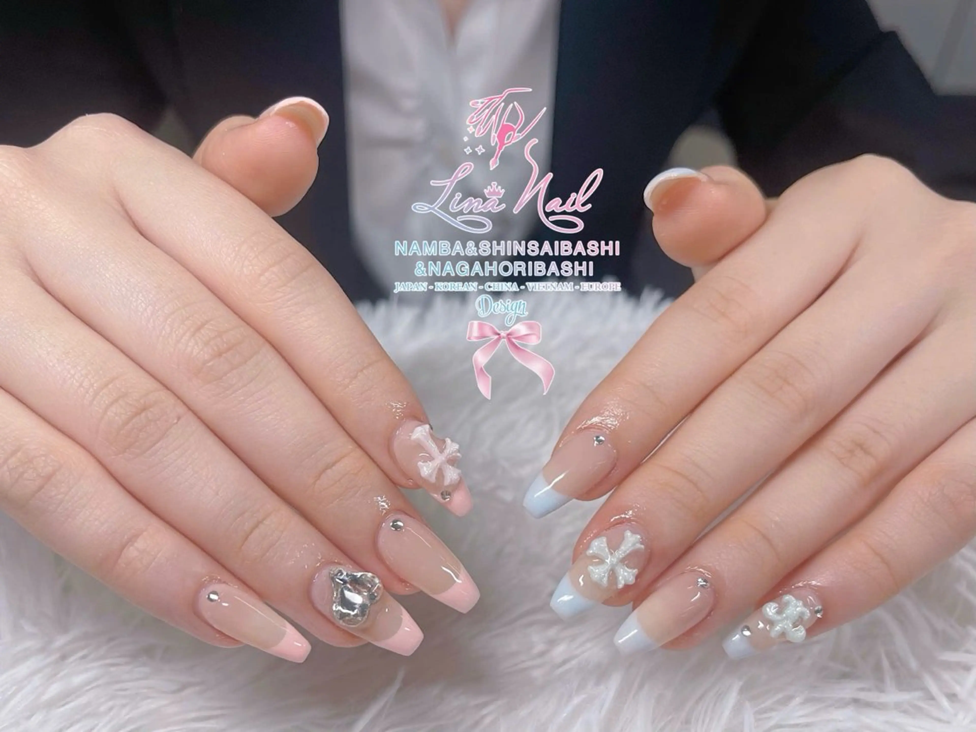 ネイル フットネイル ジェルネイル 持ち込み ネイルチップ ハンドネイル リナネイル 長堀橋店／東心斎橋店のネイルデザイン
