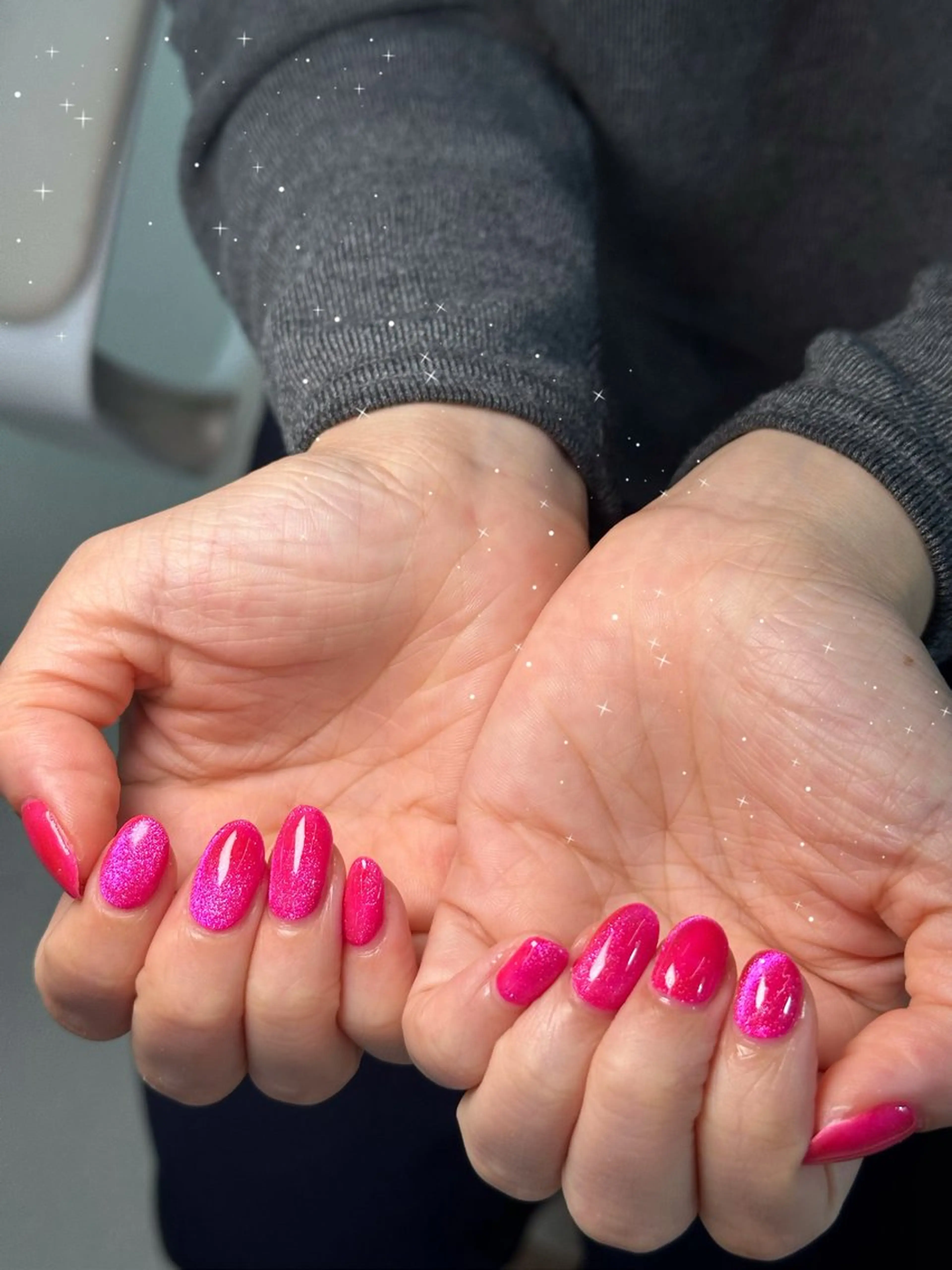 🦋マグネットネイルの写真