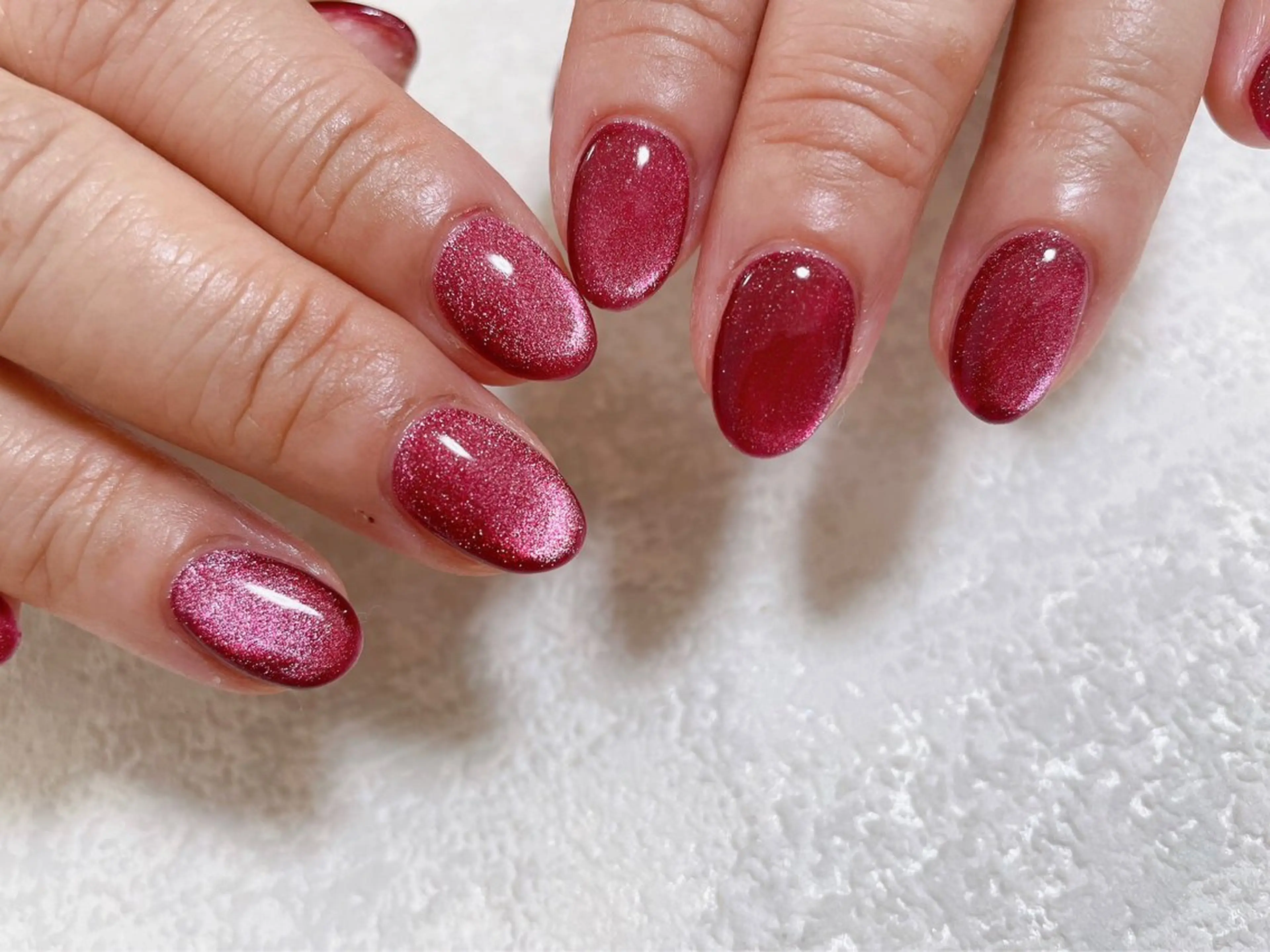 ネイル オーロラネイル フットネイル フレンチネイル ジェルネイル 韓国ネイル ハンドネイル Mogu nail 二子玉川のネイルデザイン