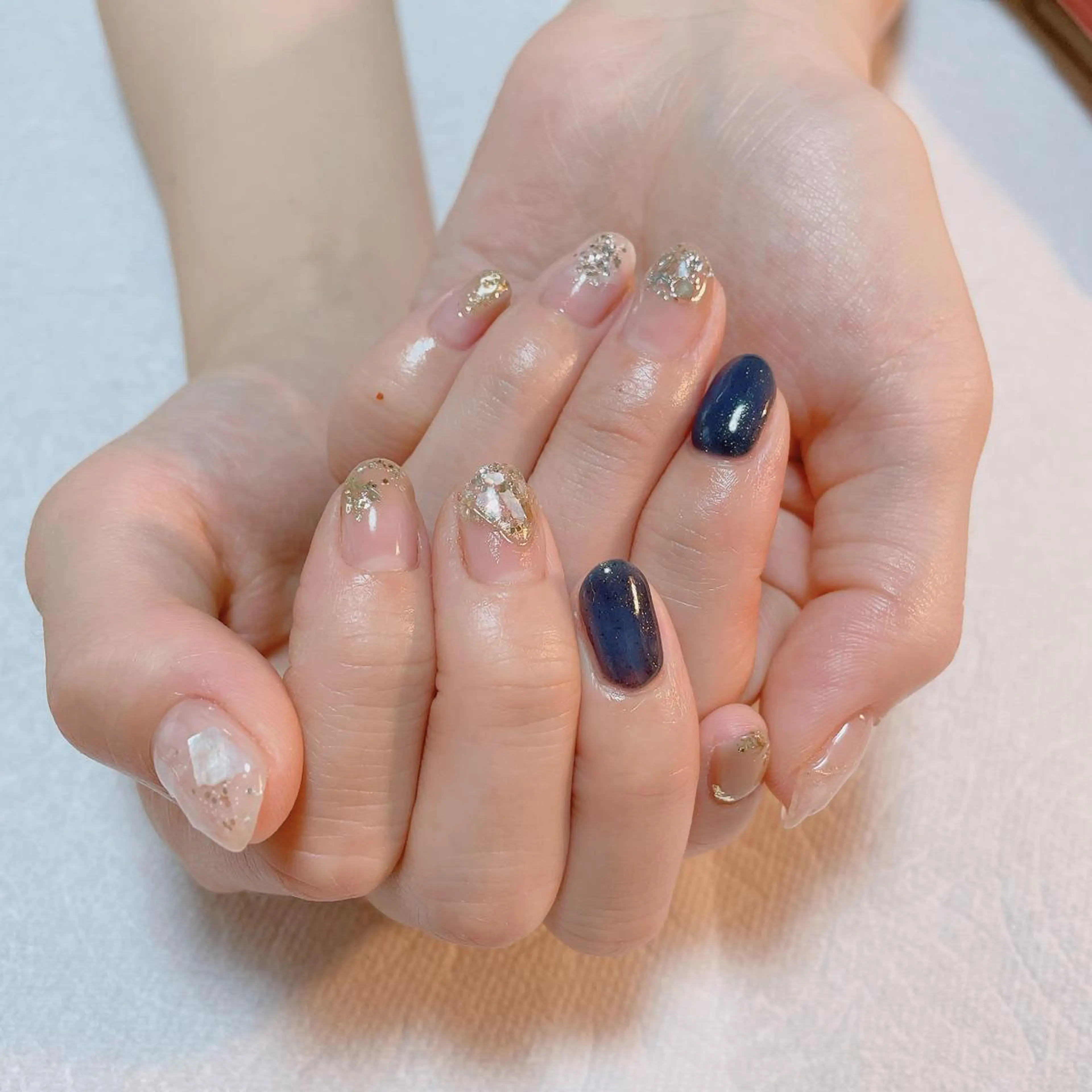 ネイル アートネイル ニュアンスネイル ハンドネイル nakamoto yuukaのネイルデザイン