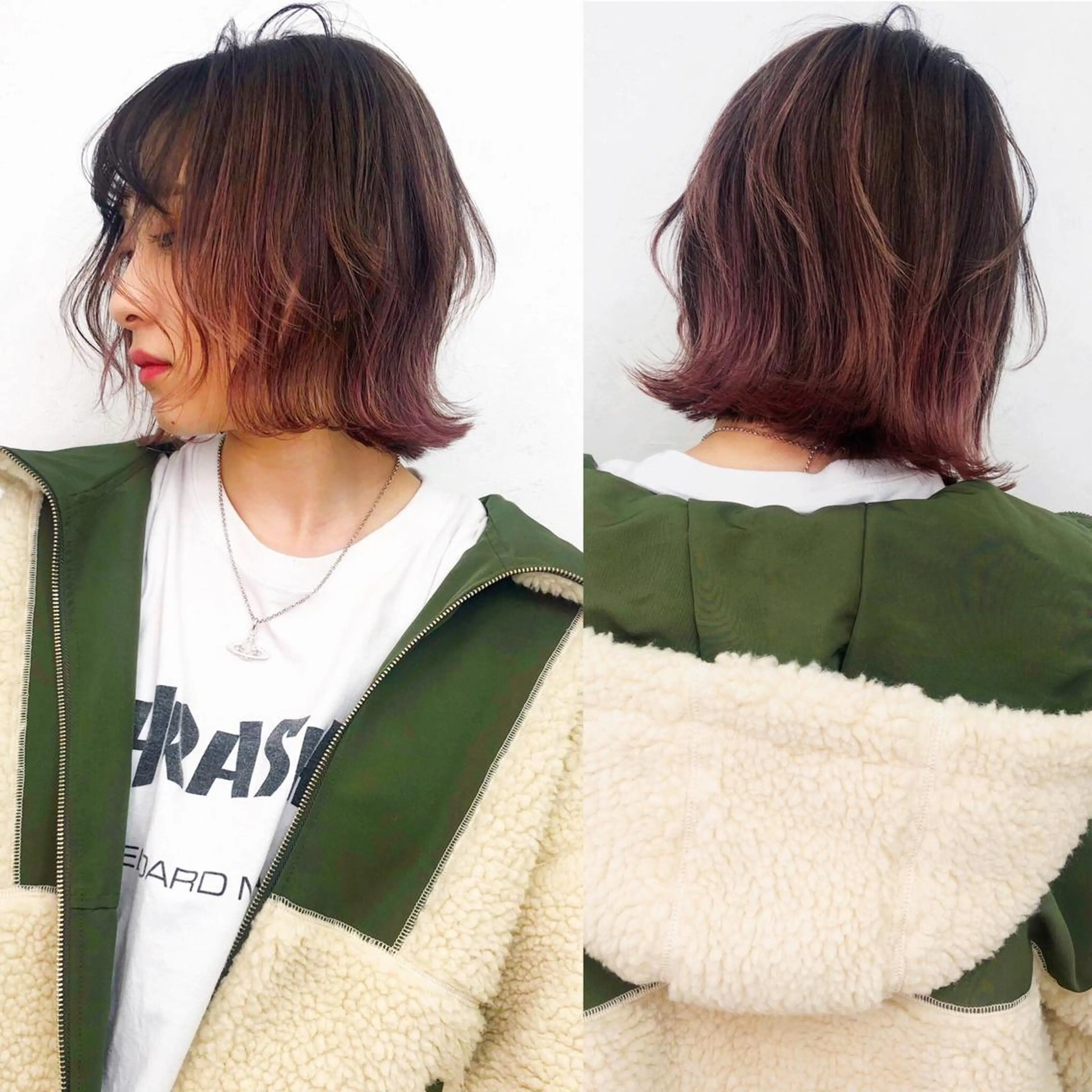 ショート カラー レイヤーカット pigment所属・♡MIHO♡ スタイリストのヘアスタイル