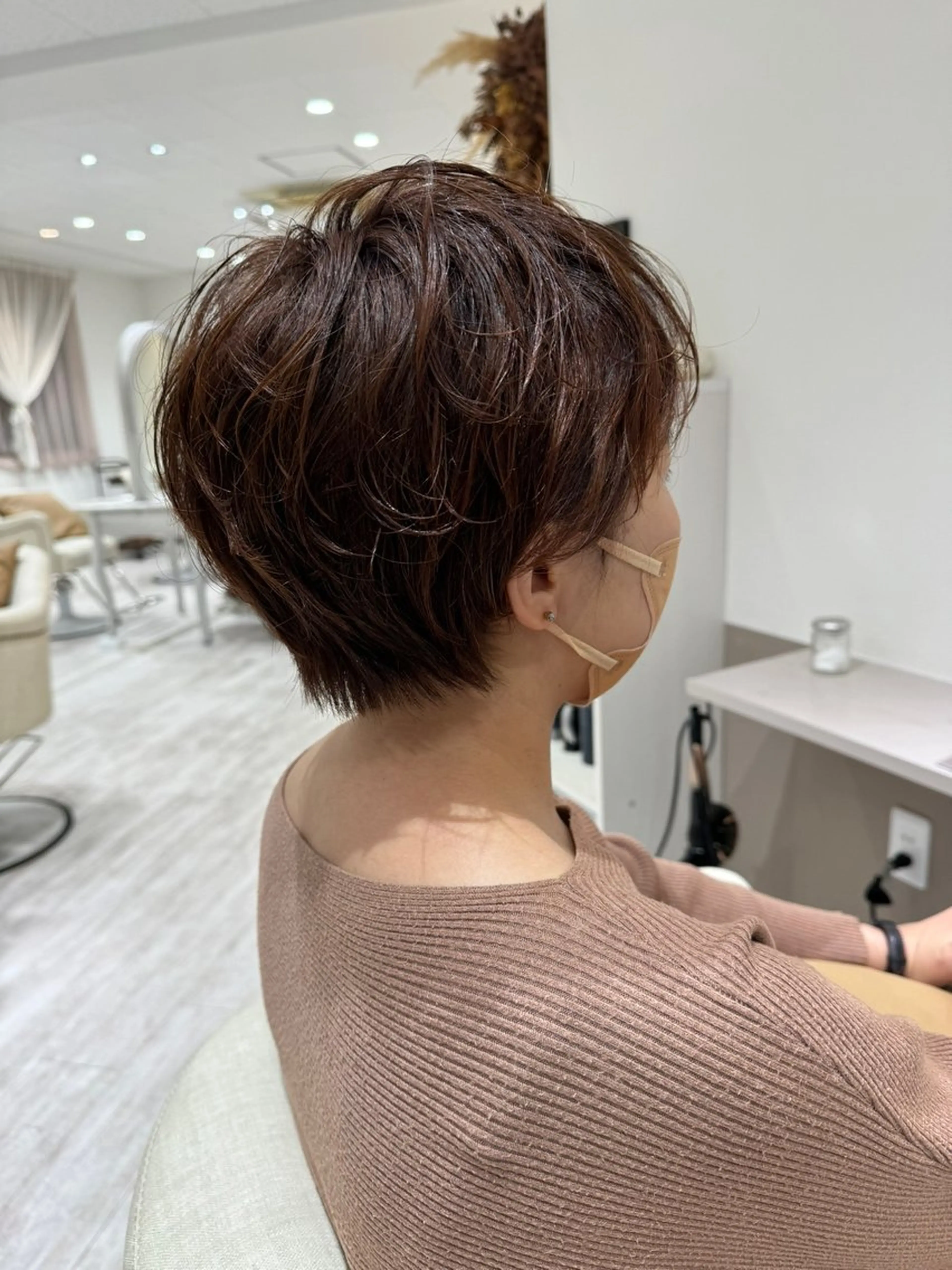 ショート カラー パーマ ボブ支持率NO1 🌈CHIKAのヘアスタイル