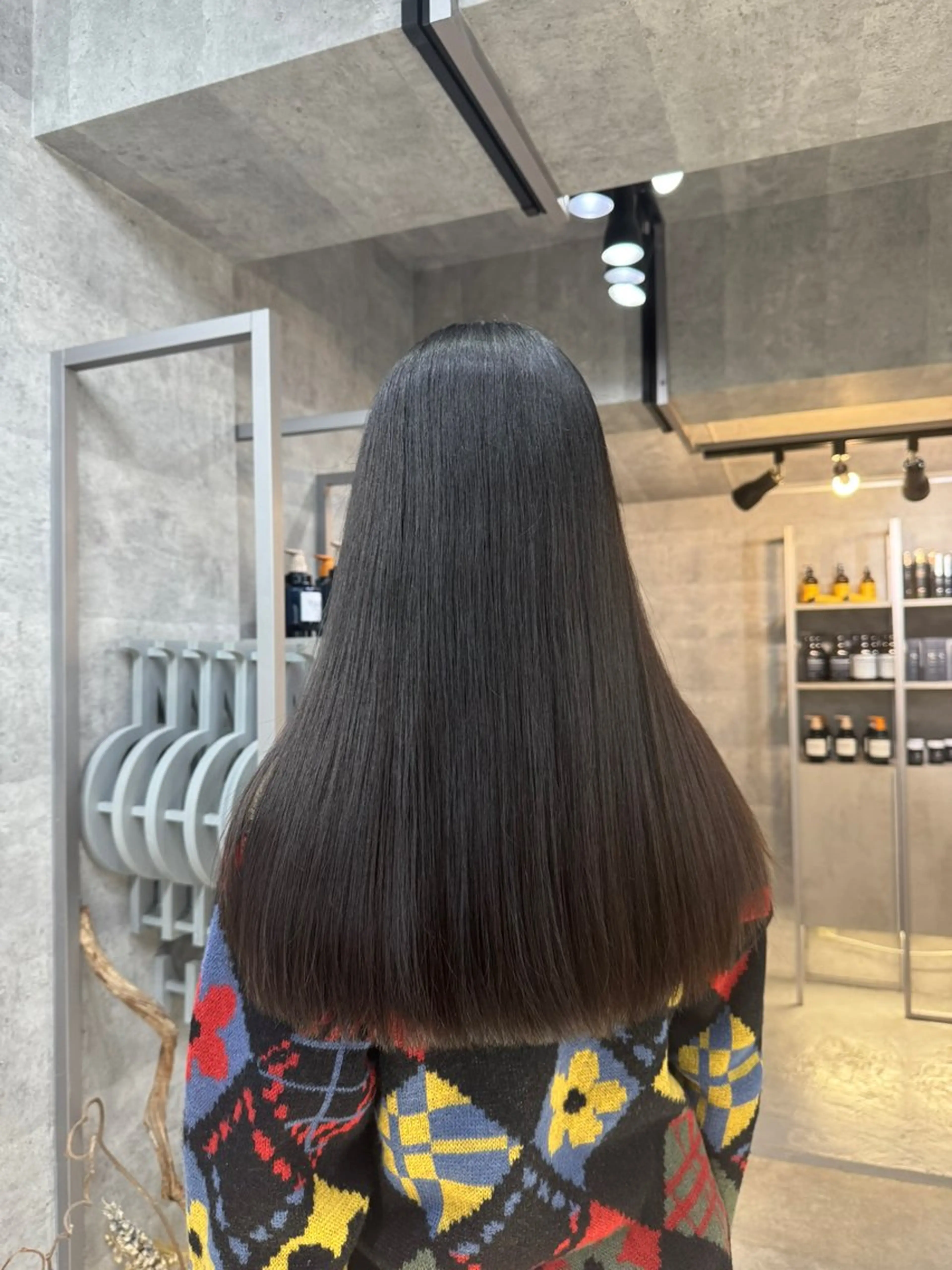 ロング あなたのお悩み改善" You"💚❤️💛のヘアスタイル