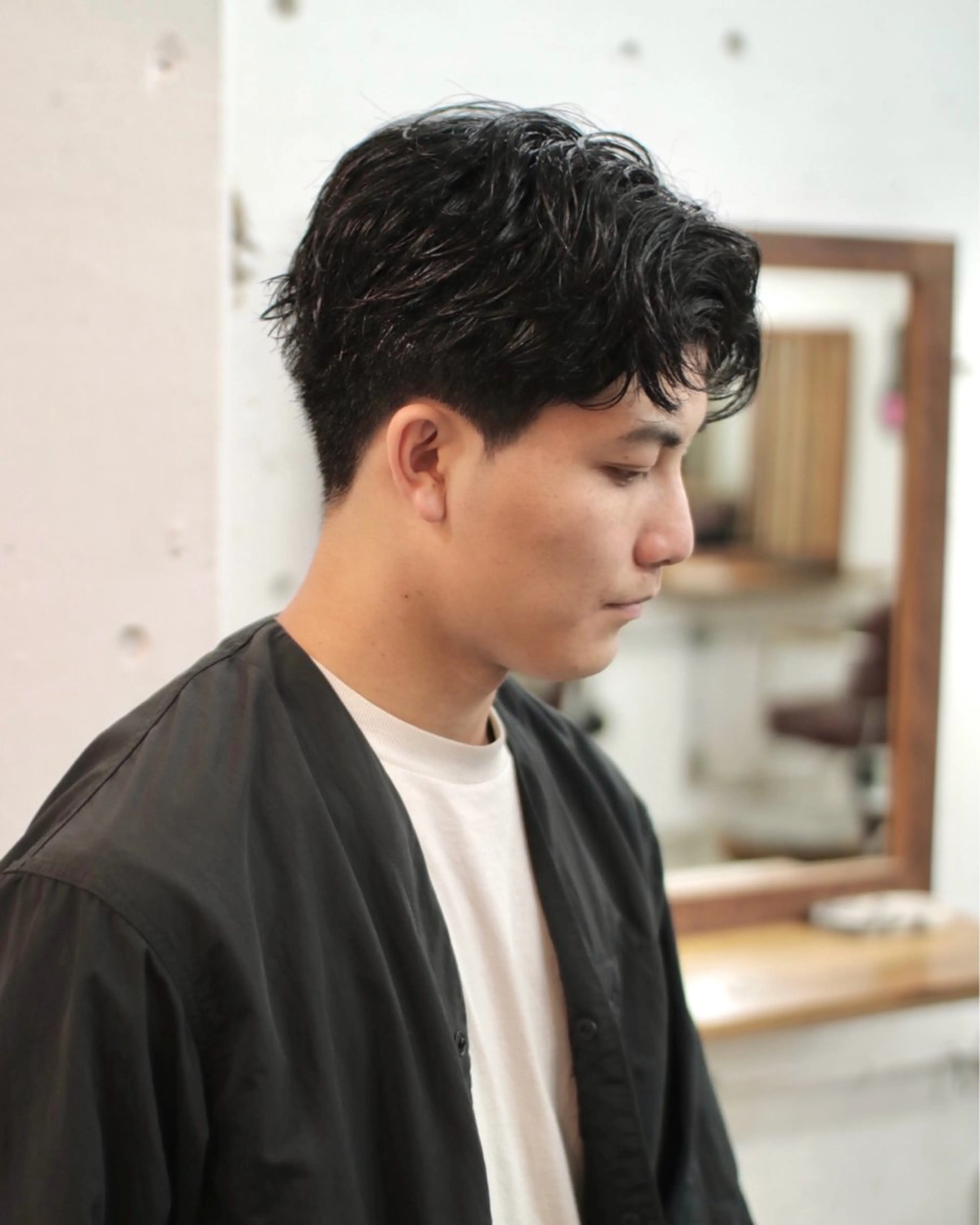 ショート メンズ カット 木村陸弥 似合わせ 透明感カラー🌿のヘアスタイル