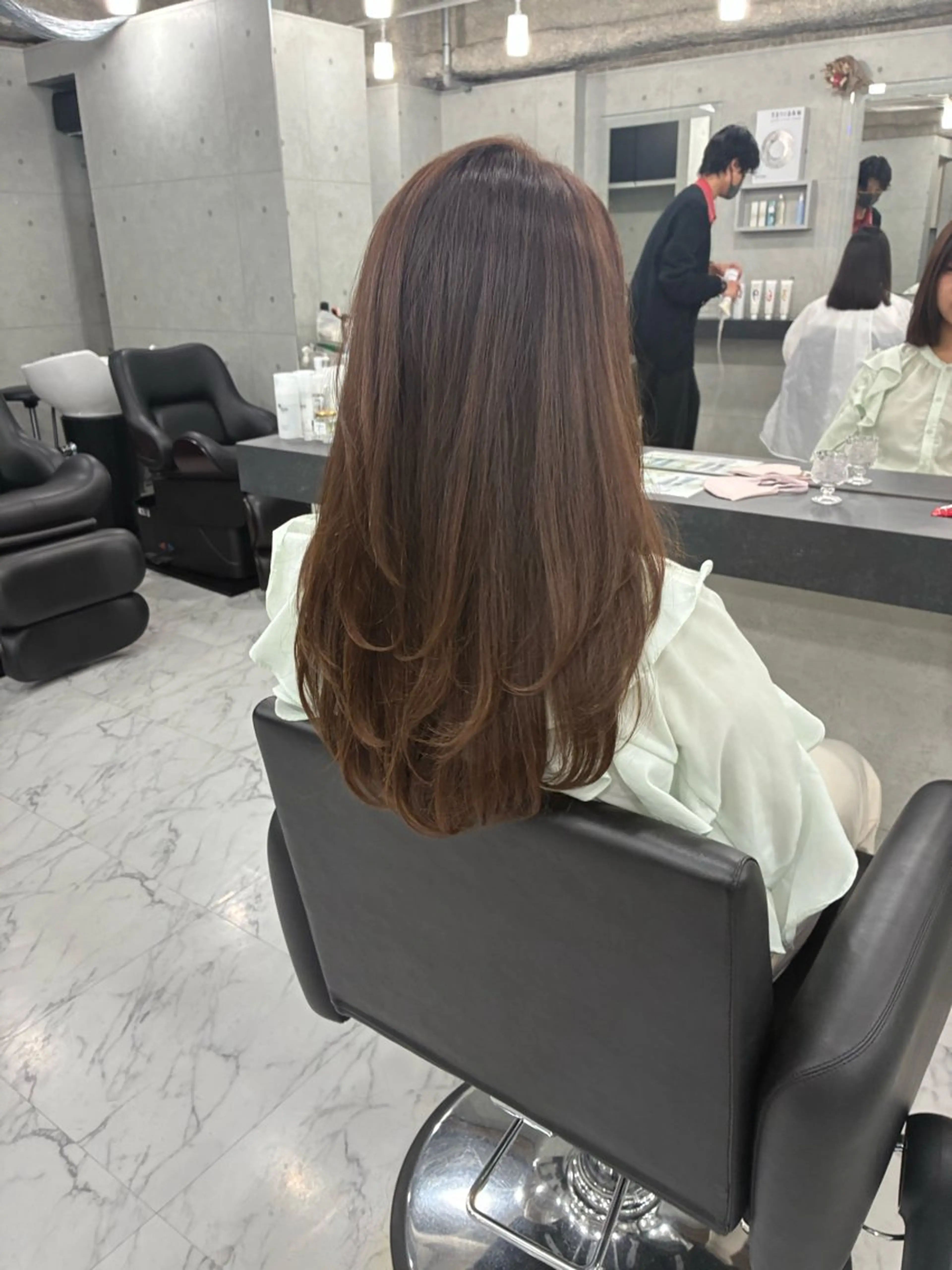 ロング カット ヘアカラー トリートメント Endearing所属・Endearing 北澤那未🌟銀座のヘアスタイル