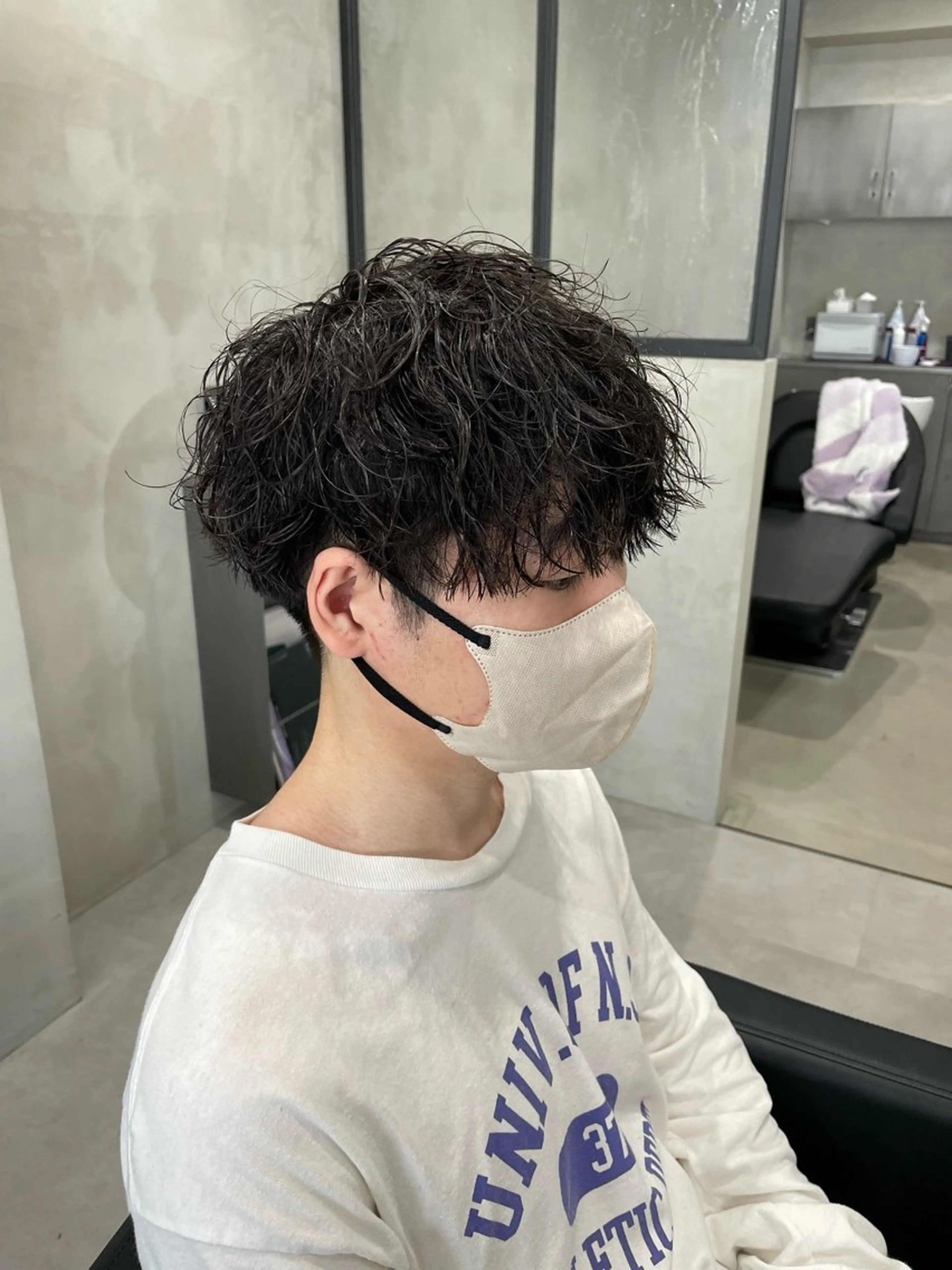 メンズ限定✂️波巻きパーマ+カットの写真