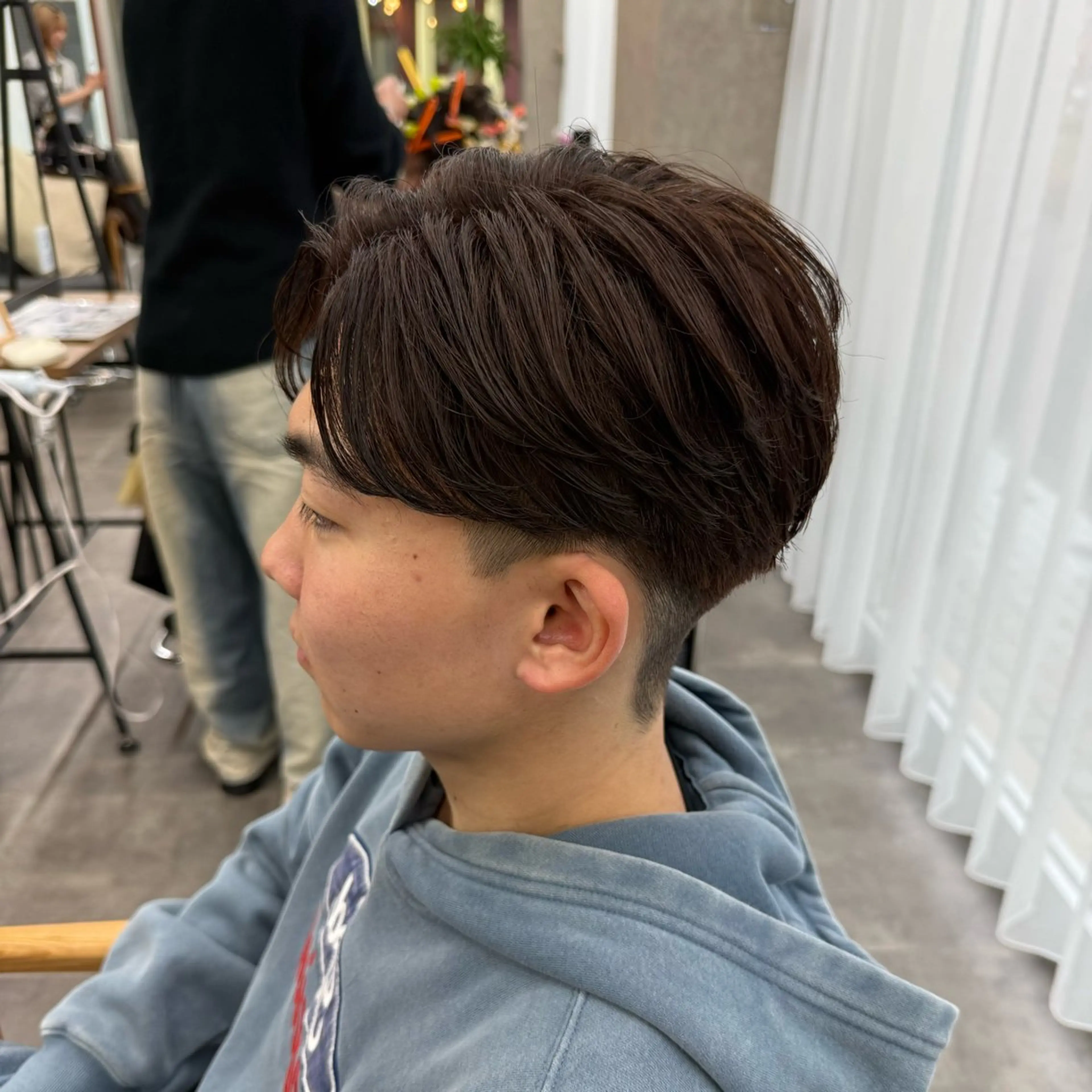 パーマ メンズ カット パーマ  ︎︎ 楓のヘアスタイル