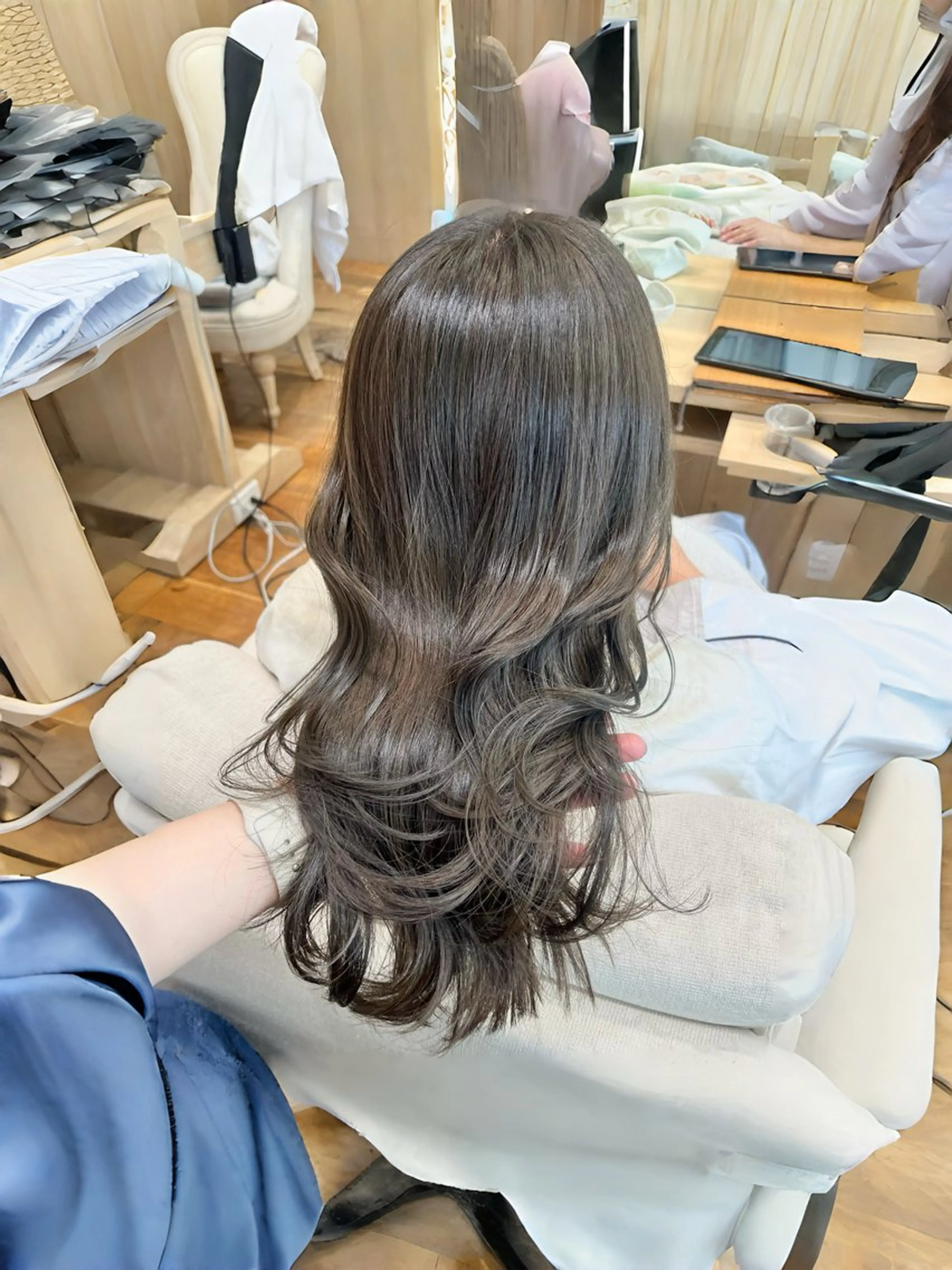 セミロング カラー ヘアカラー 暖色カラー/似合わせ カット/名古屋/辻のヘアスタイル