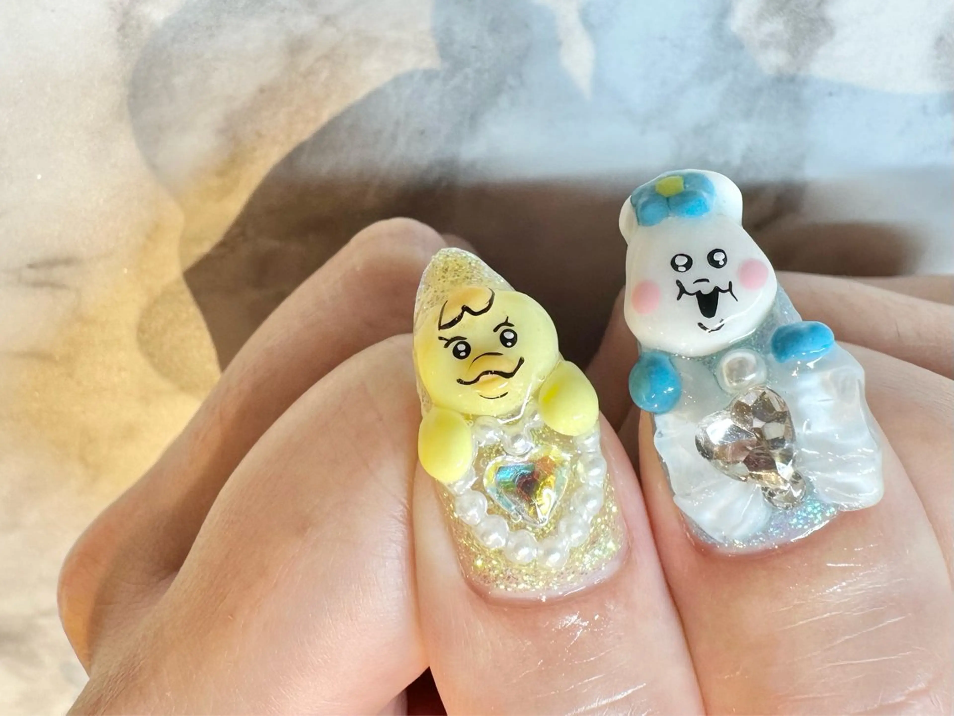 ネイル ロングネイル メンズネイル スカルプネイル 痛ネイル🩶推し活 🤍店長sagawaのネイルデザイン