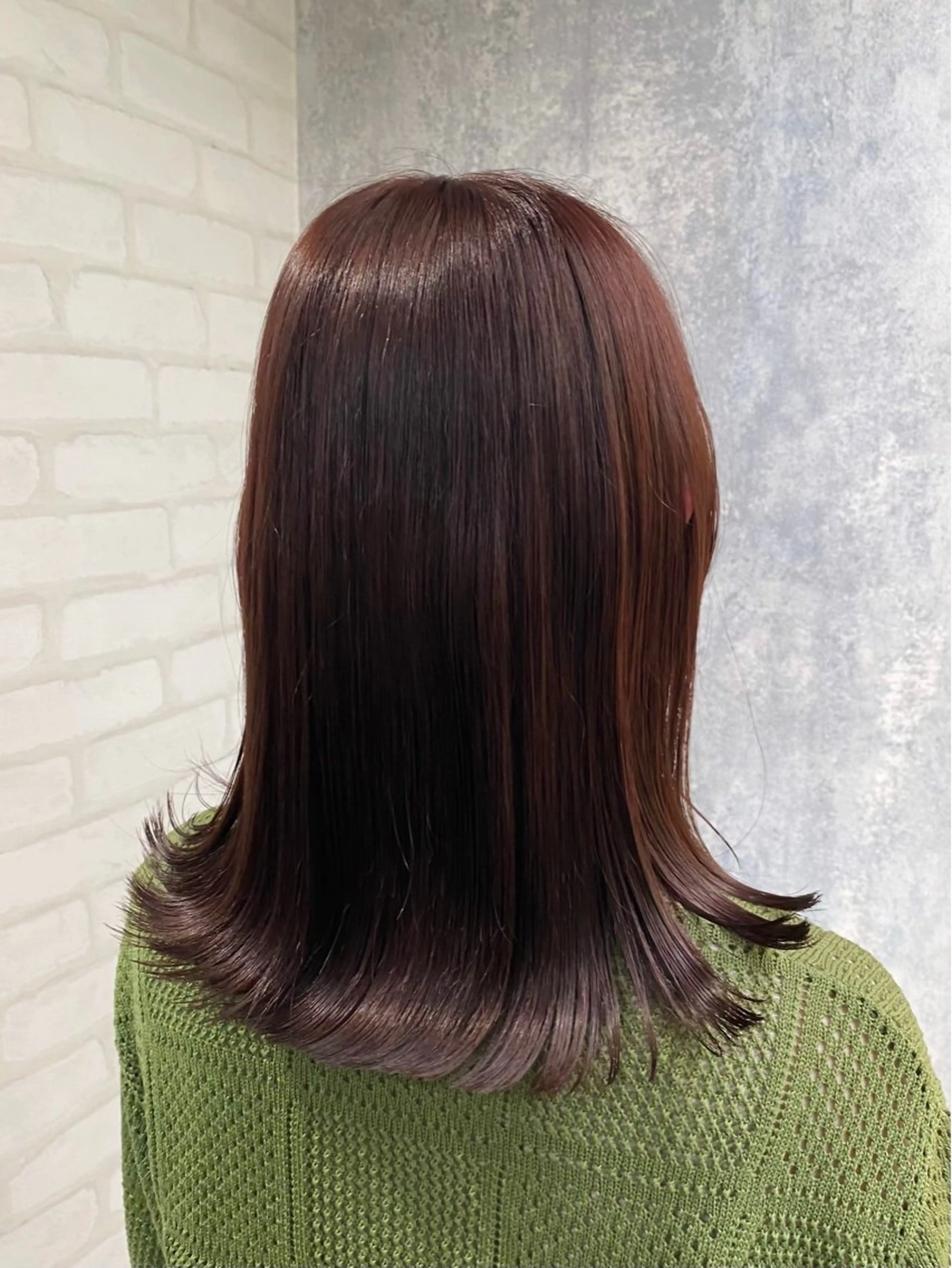 ロング カラー 透明感カラー カット ヘアカラー トリートメント shiori/透明感 /顔周り/髪質改善のヘアスタイル