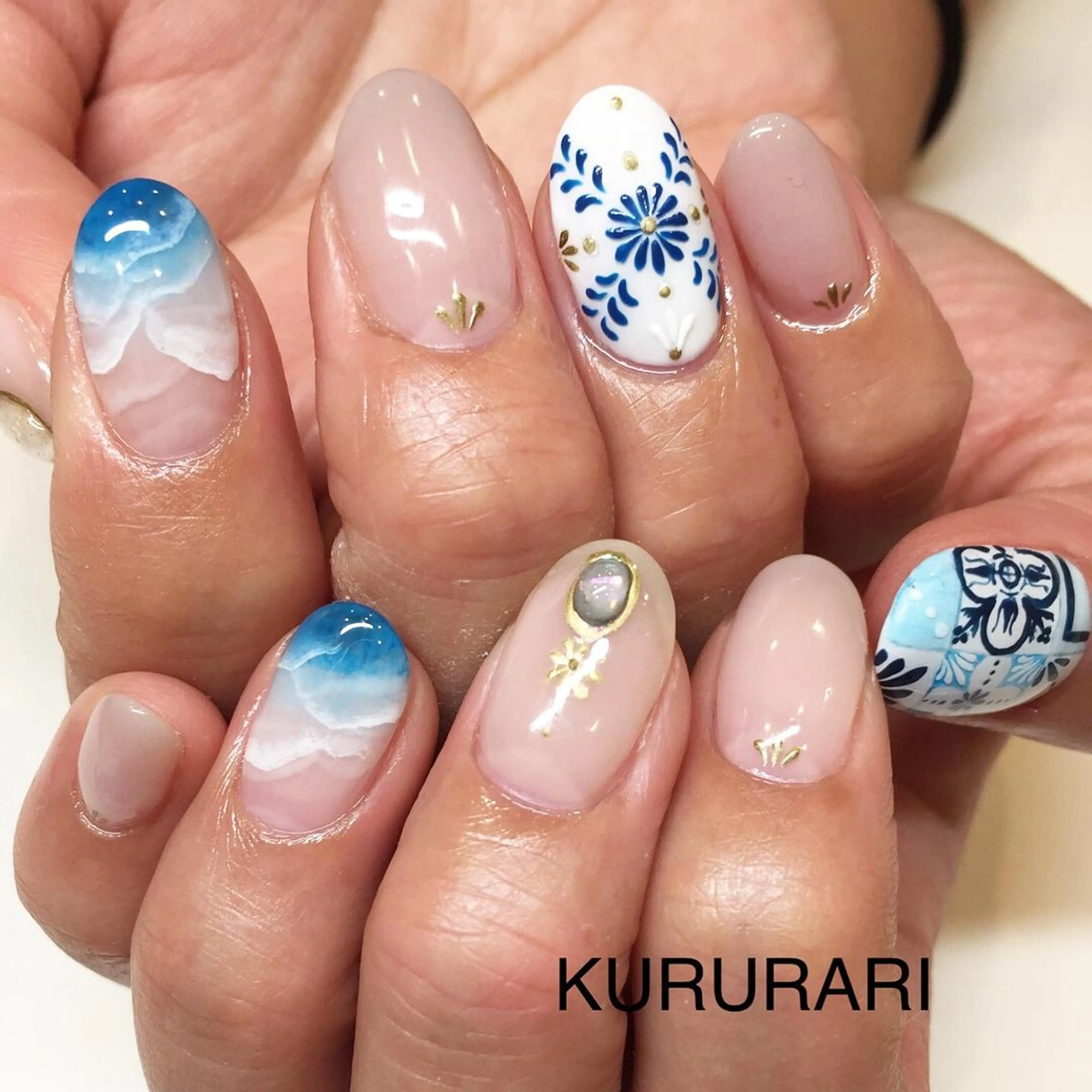 ネイル アートネイル ジェルネイル KURURARI NAILのネイルデザイン