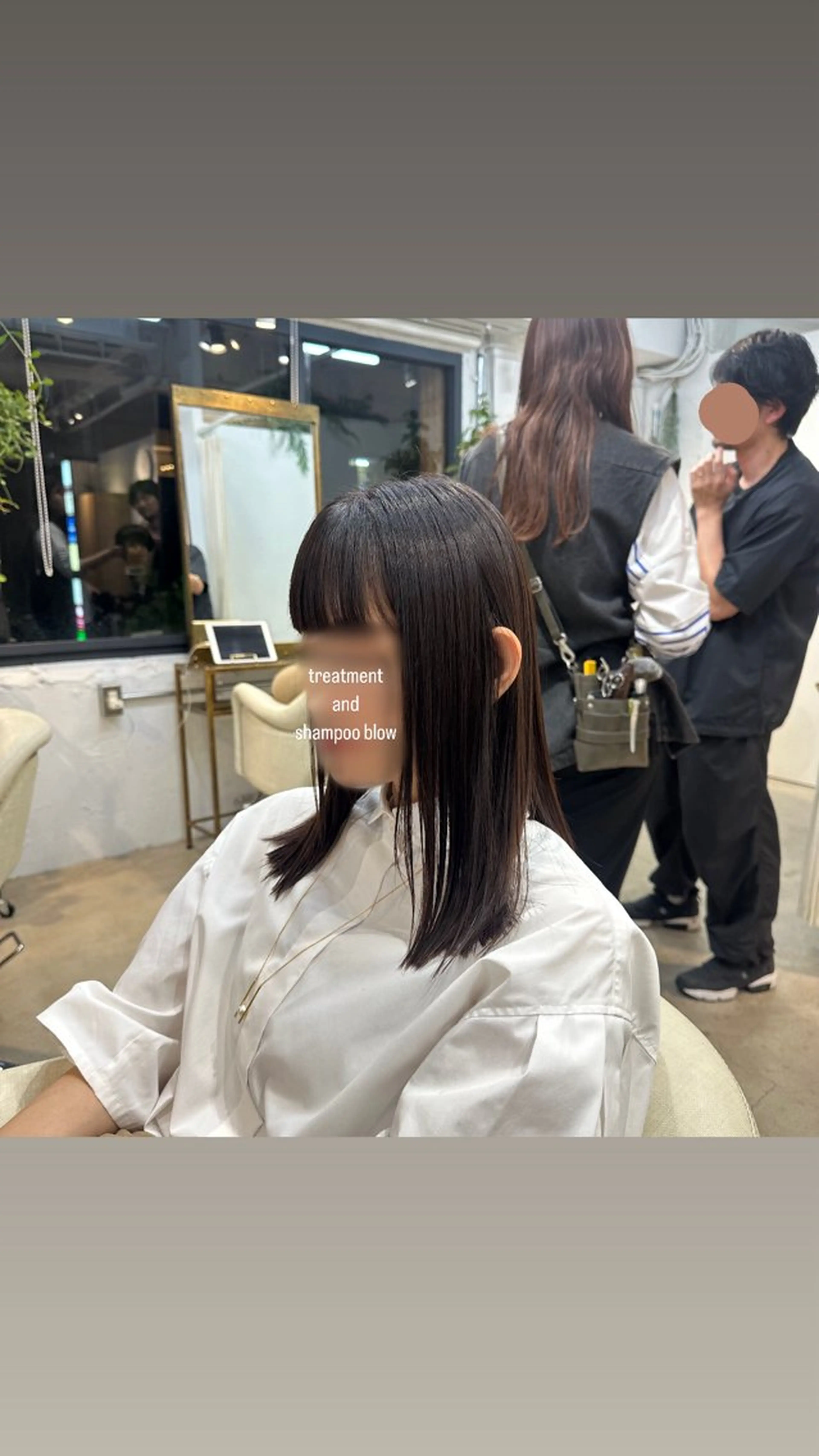 セミロング Ata.広尾 美容室所属・11月カットモデル 募集❗️junnaのヘアスタイル