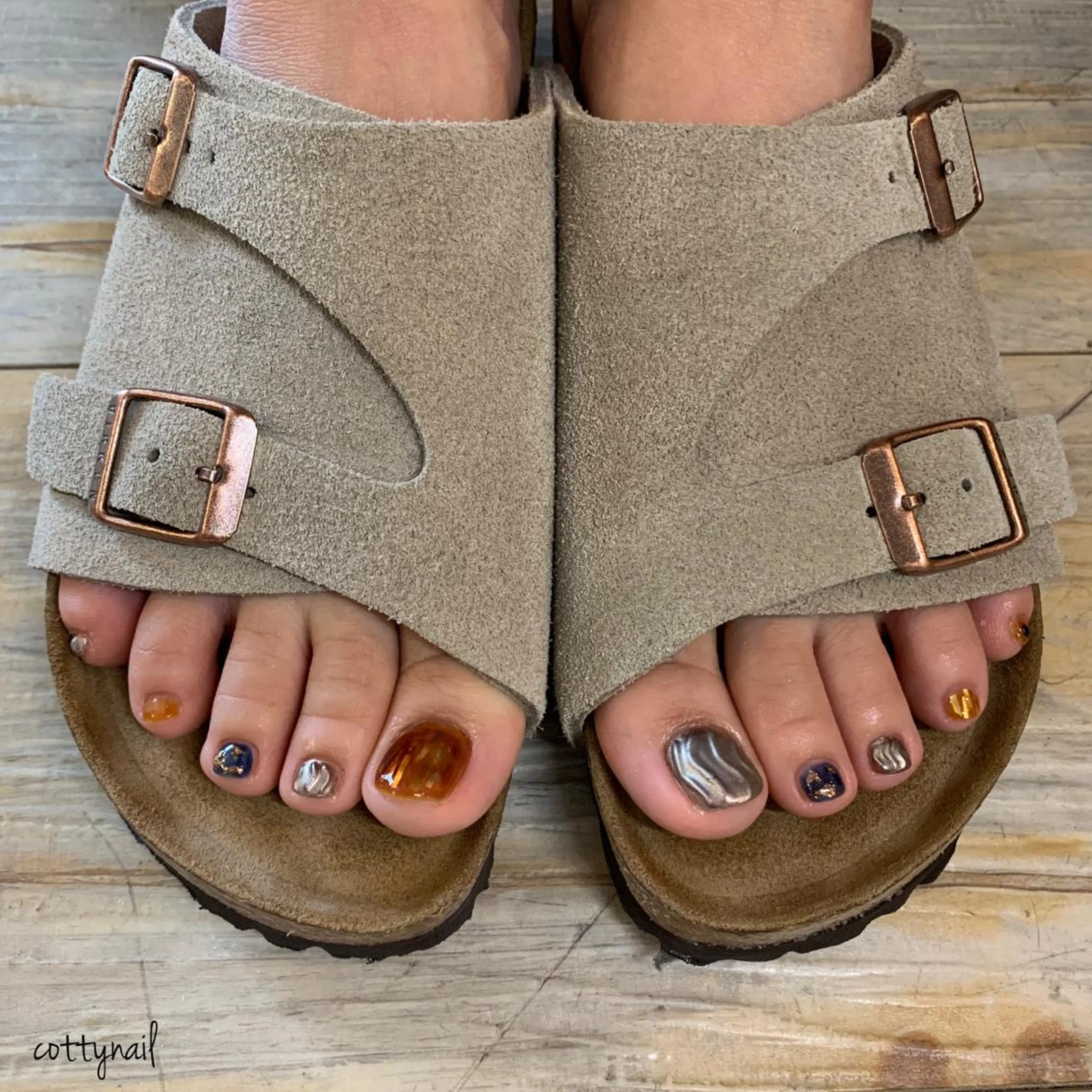 ネイル アートネイル ジェルネイル ニュアンスネイル フットネイル cottynail -miki-のその他イメージ