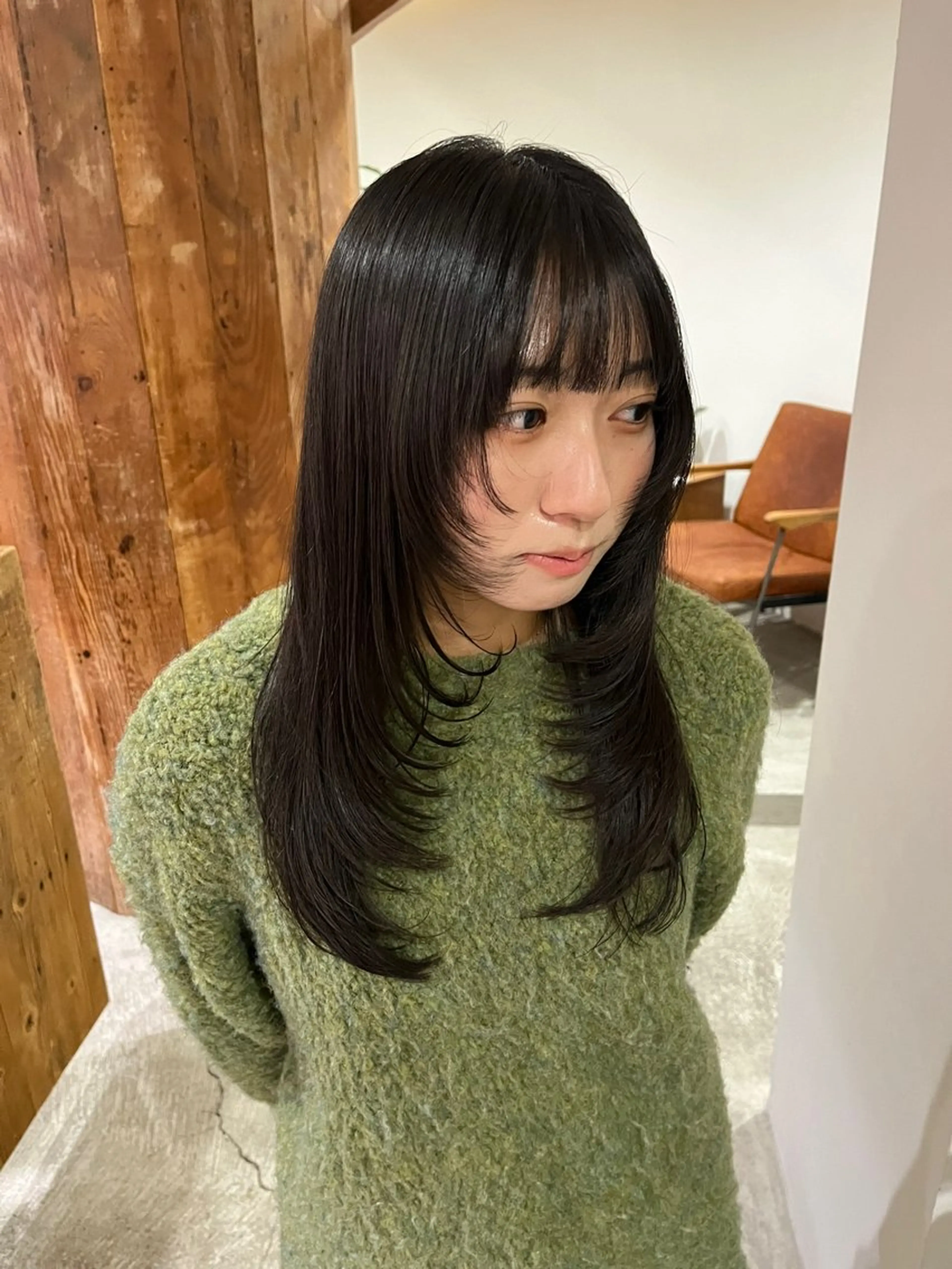 セミロング レイヤーカット カット 梅田美容室/カット /Maoのヘアスタイル