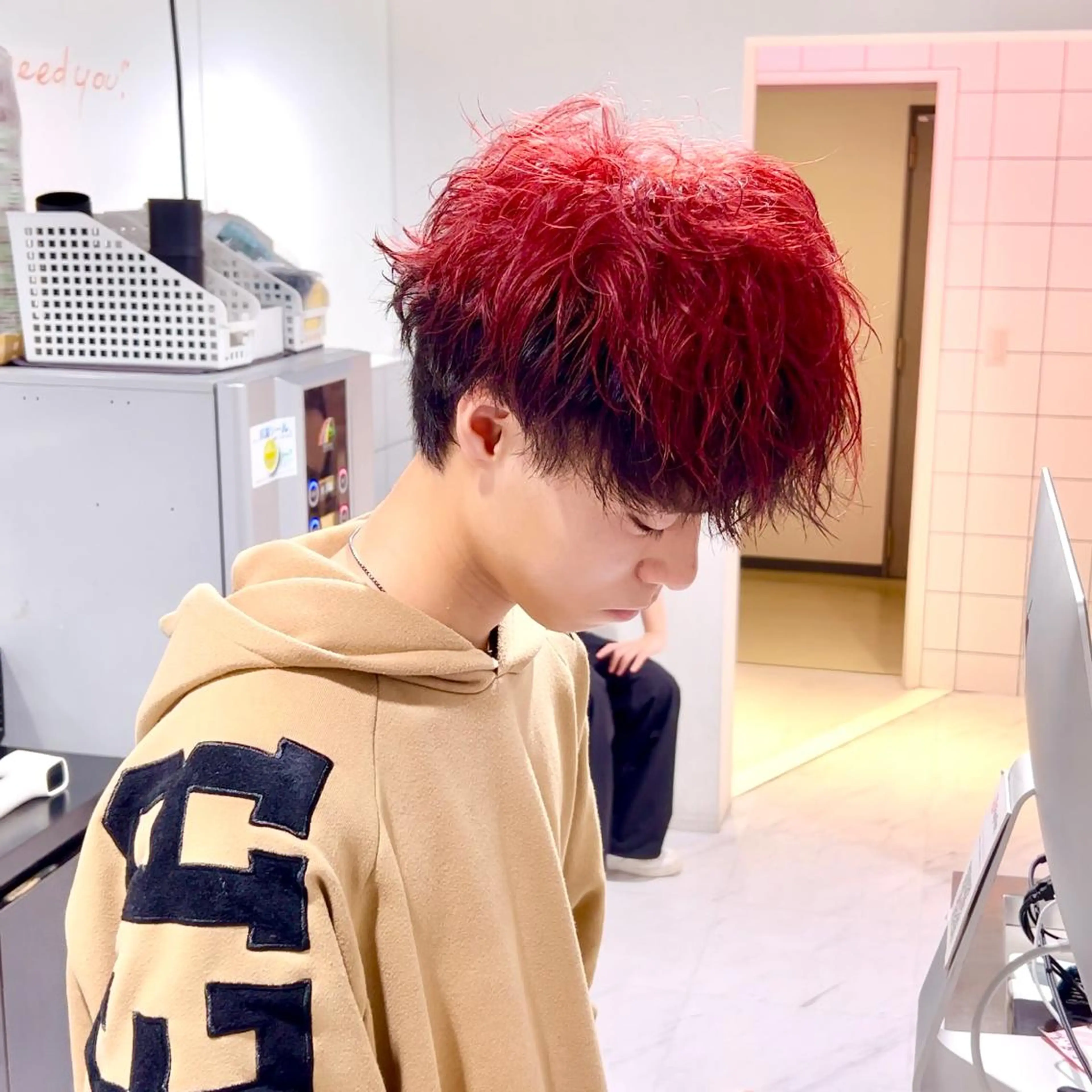 ショート カラー パーマ メンズ 🔥札幌No.1🥇 パーマ特化美容師🔥のヘアスタイル