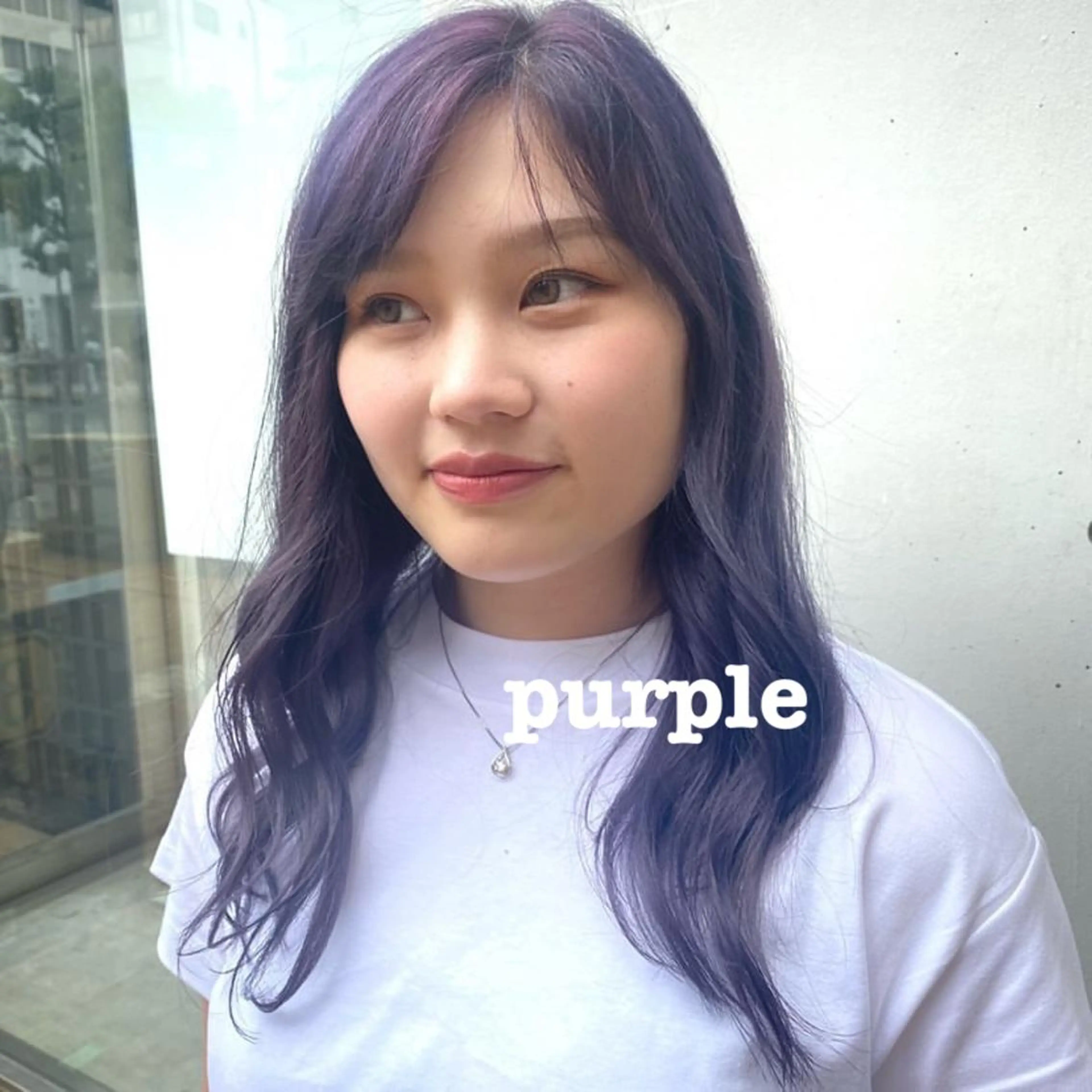 ロング カラー パープルカラー ハイトーンカラー 🍬Rinka🍬のヘアスタイル