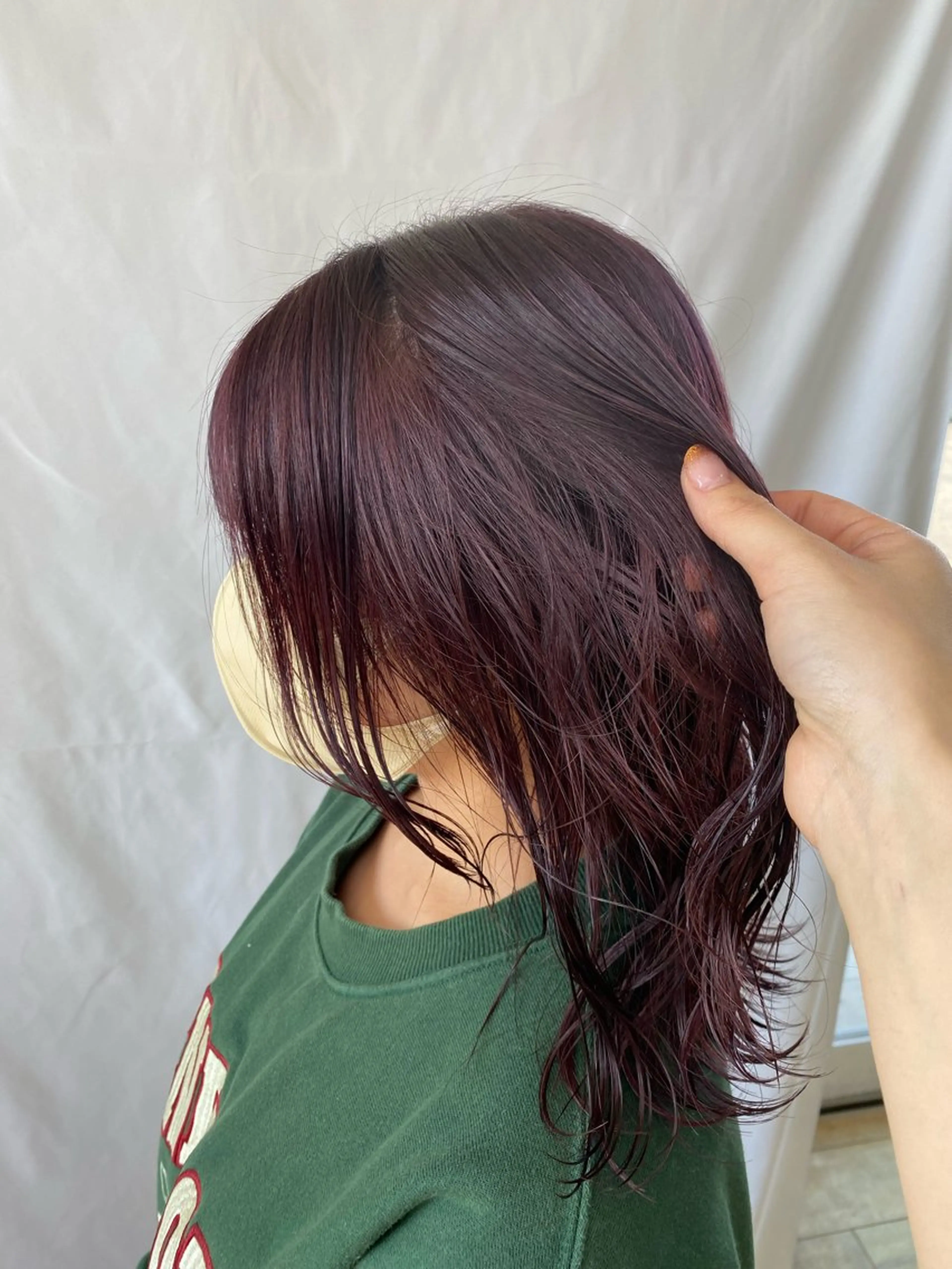 セミロング カラー カット ヘアカラー トリートメント 鹿児島 聖来のヘアスタイル