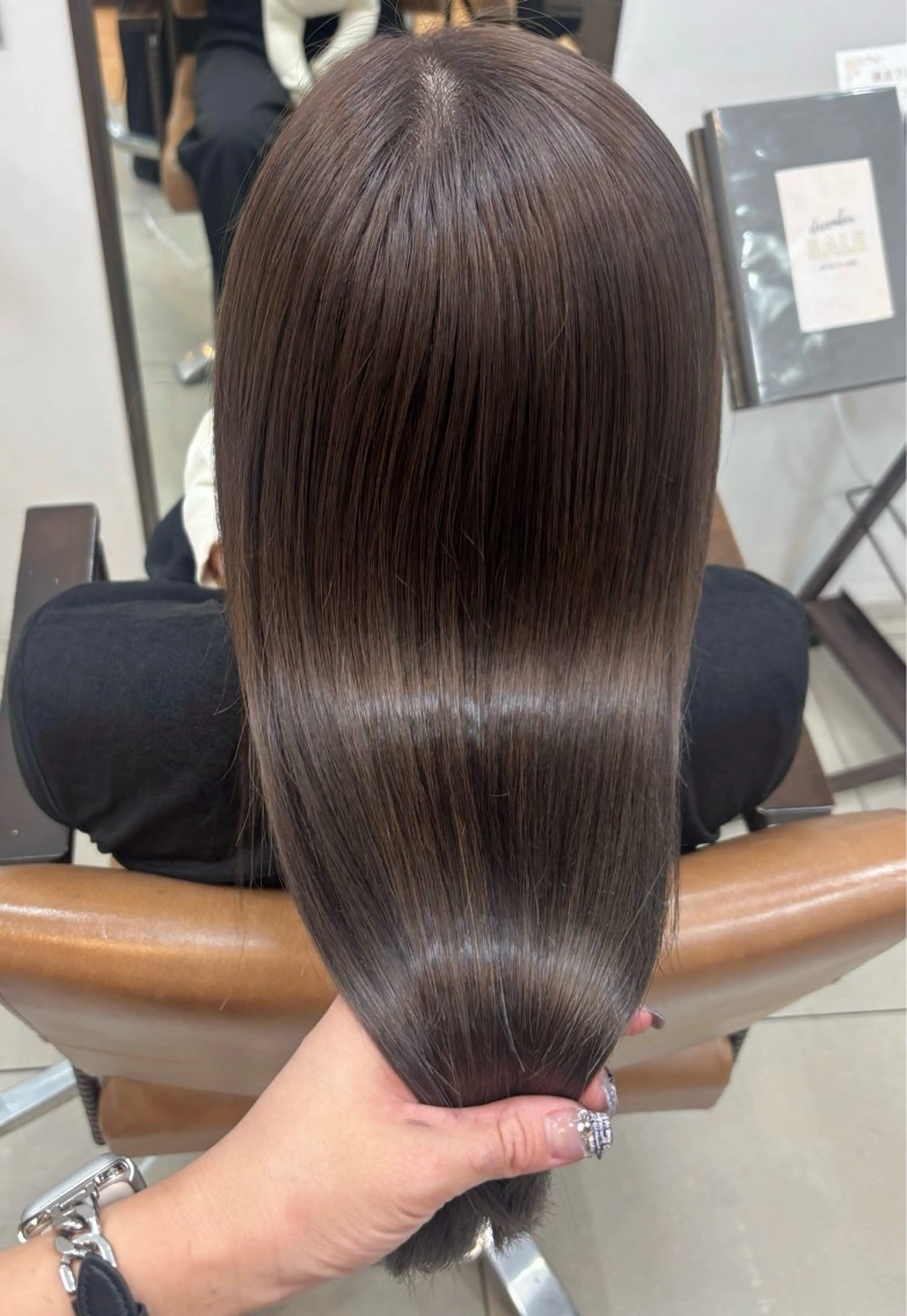 セミロング カラー グレージュ 髪質改善 ヘアカラー トリートメント 頭皮×髪質改善 透明感カラー💎中村のヘアスタイル