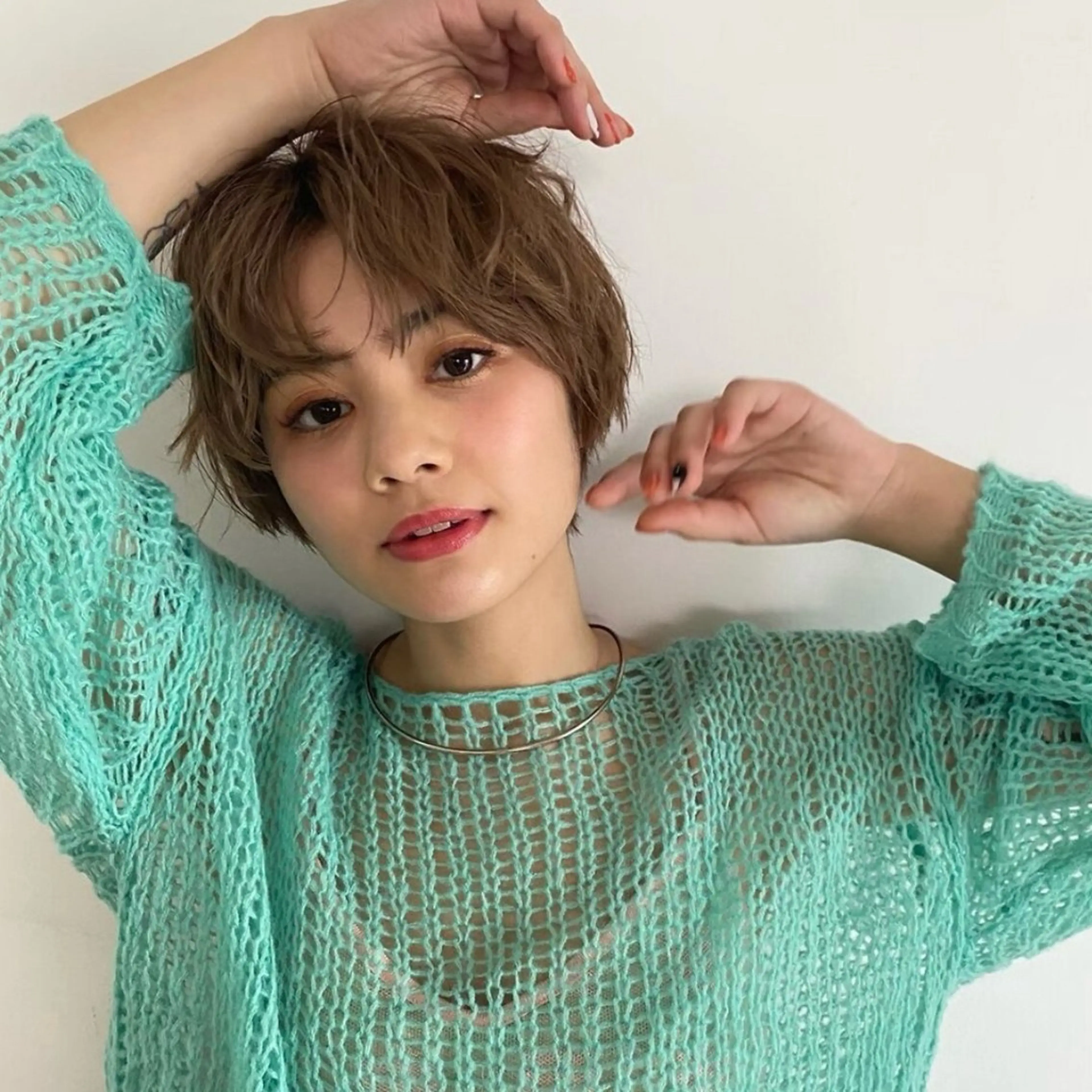 ショート カット ヘアカラー トリートメント 南澤 佑介のヘアスタイル