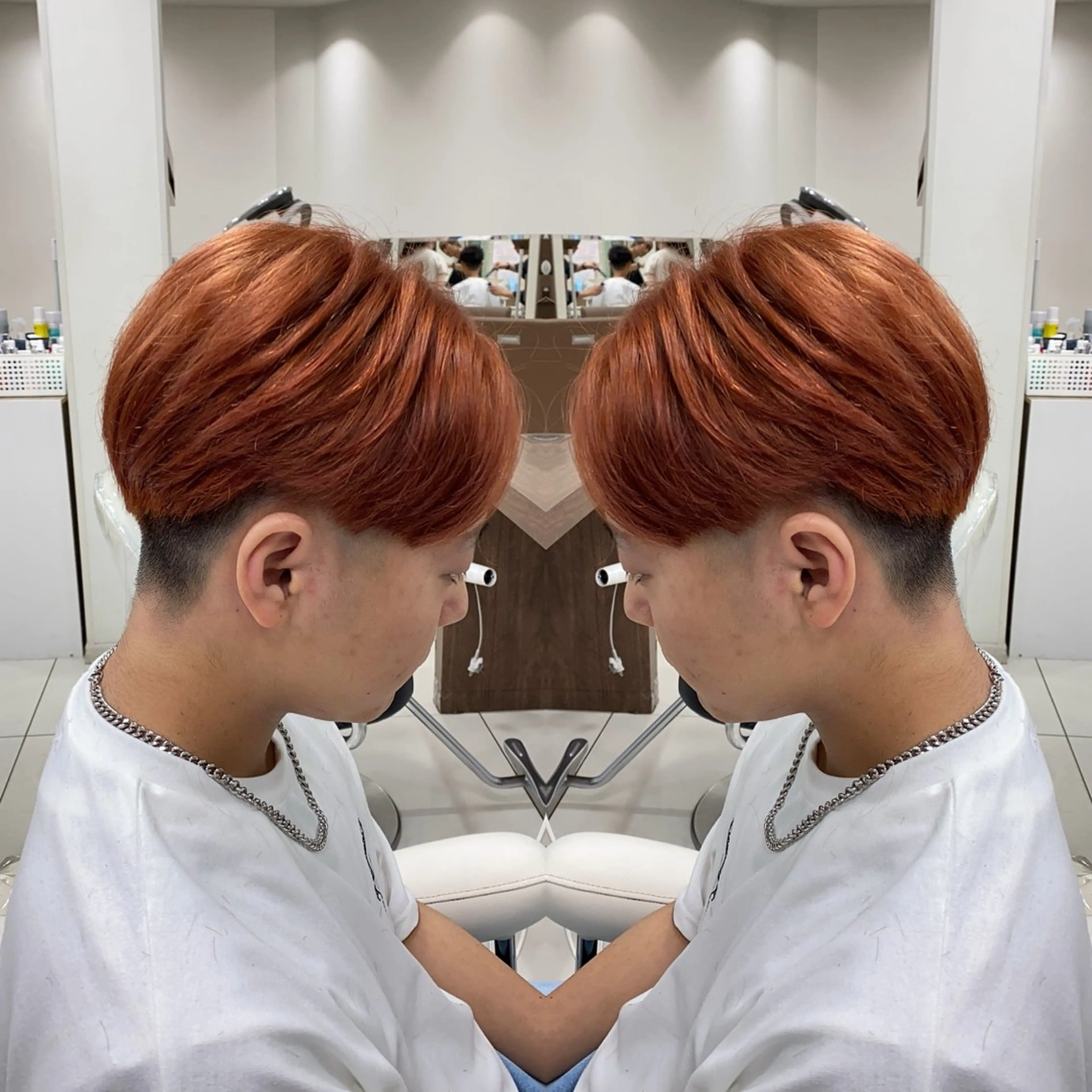 ショート カット ヘアカラー トリートメント 髪質改善カラー/店長 宮内秀峰のヘアスタイル