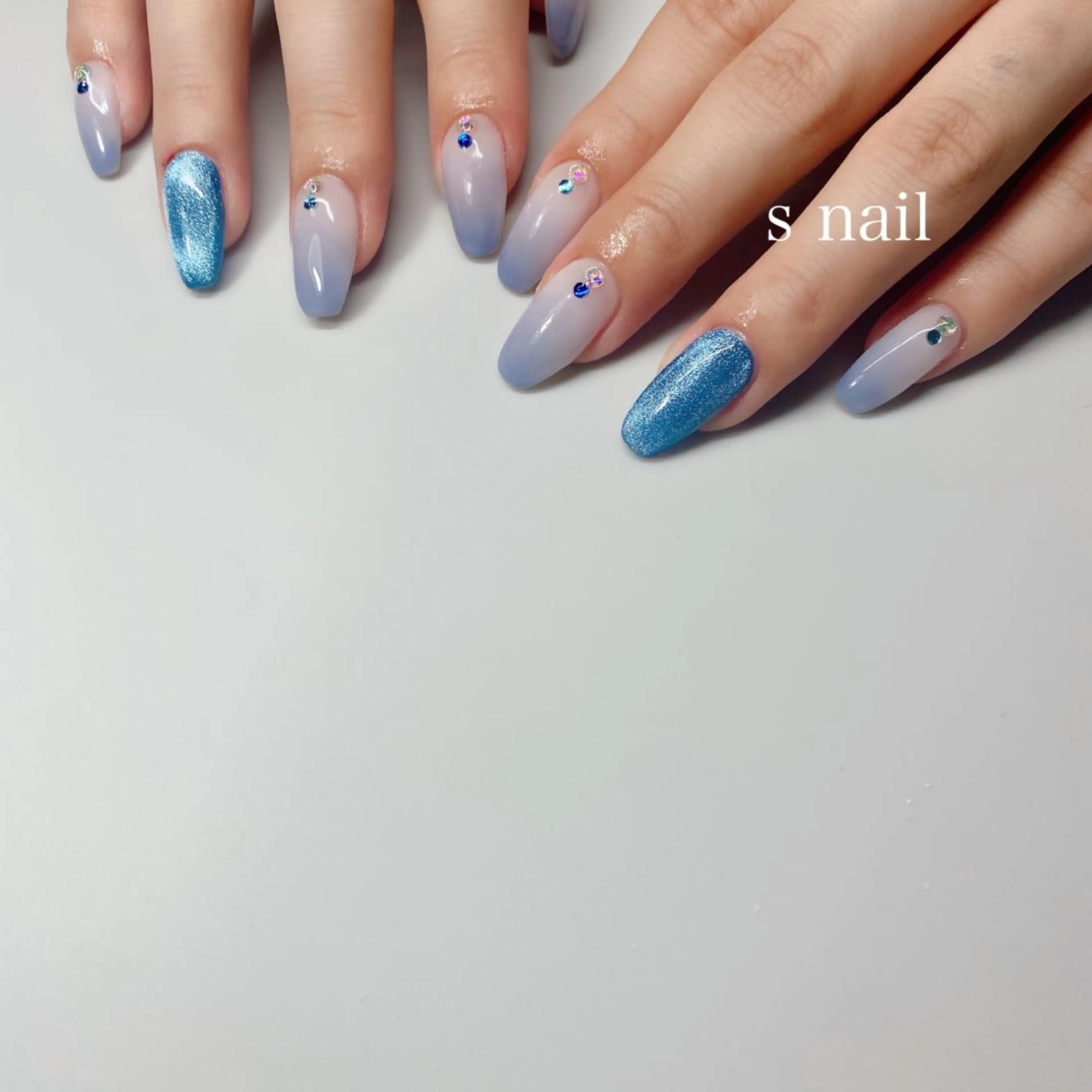 ネイル グラデーション ハンドネイル s nail さとよしみゆきのネイルデザイン
