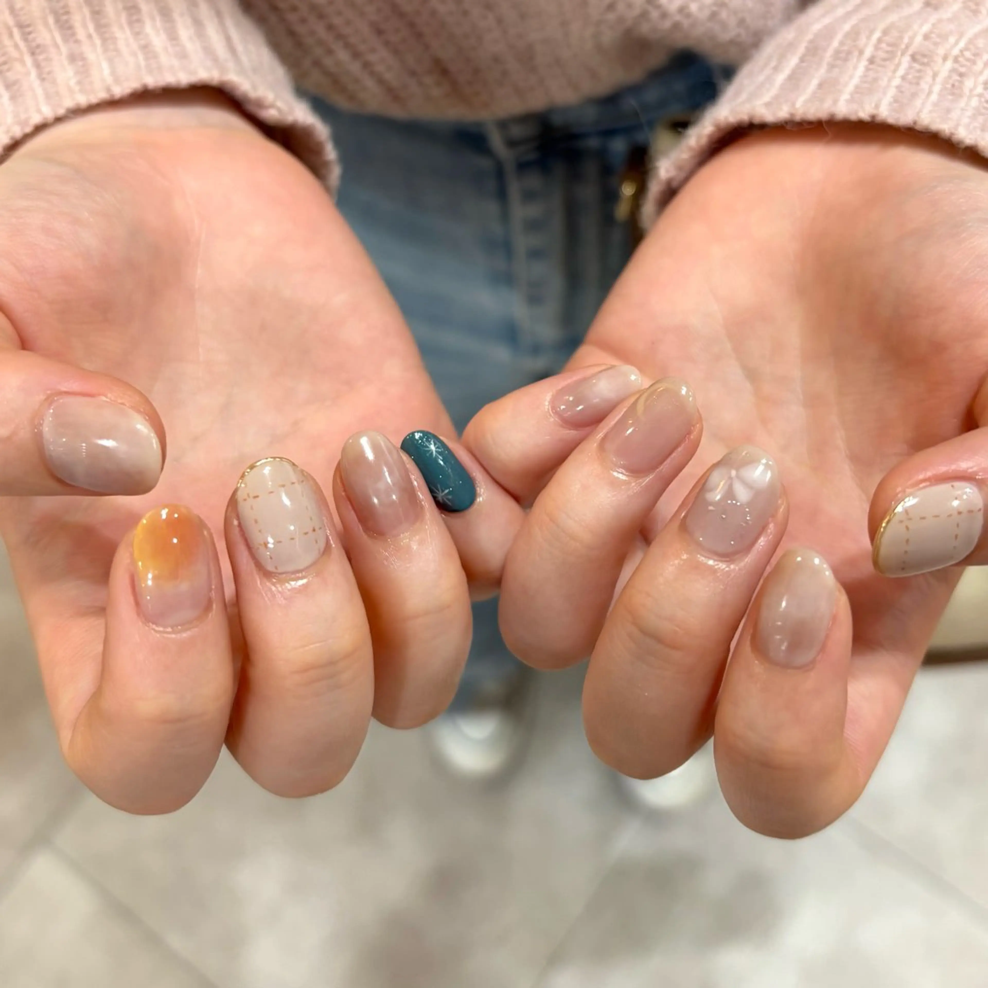 ネイル ミラーネイル ハンドネイル 3・4月分受付中 ♡narumiのネイルデザイン