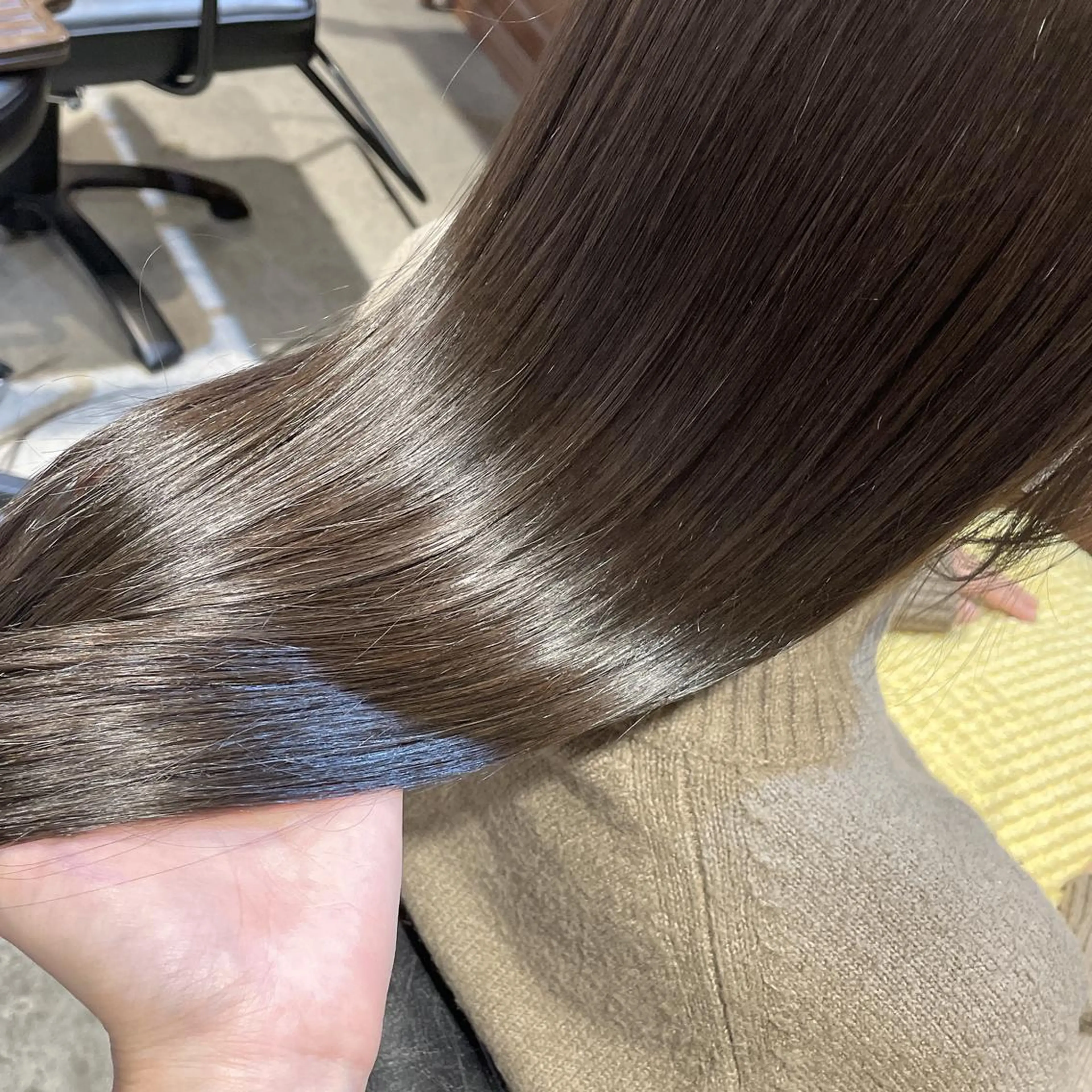 ロング カット 縮毛矯正 似合わせのプロ🕊 美髪矯正/ioriのヘアスタイル