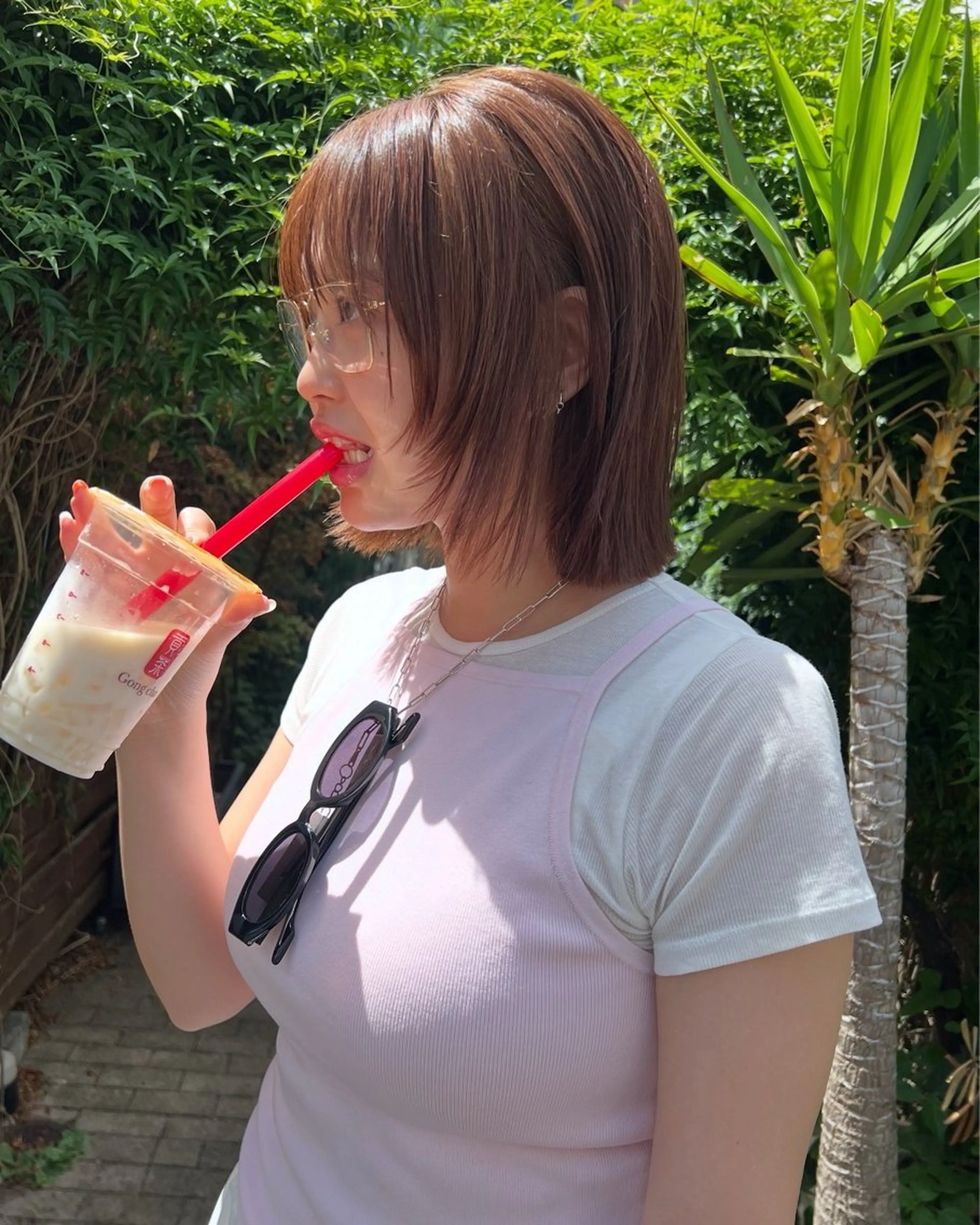 ショート カラー ボブ レイヤーカット カット sakoda shunkiのヘアスタイル